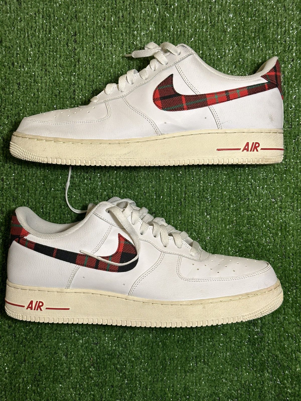 Nike Nike Air Force 1 Low LV8 ‘Tartan Plaid’ Size US 14 / EU 47 - 1 Thumbnail