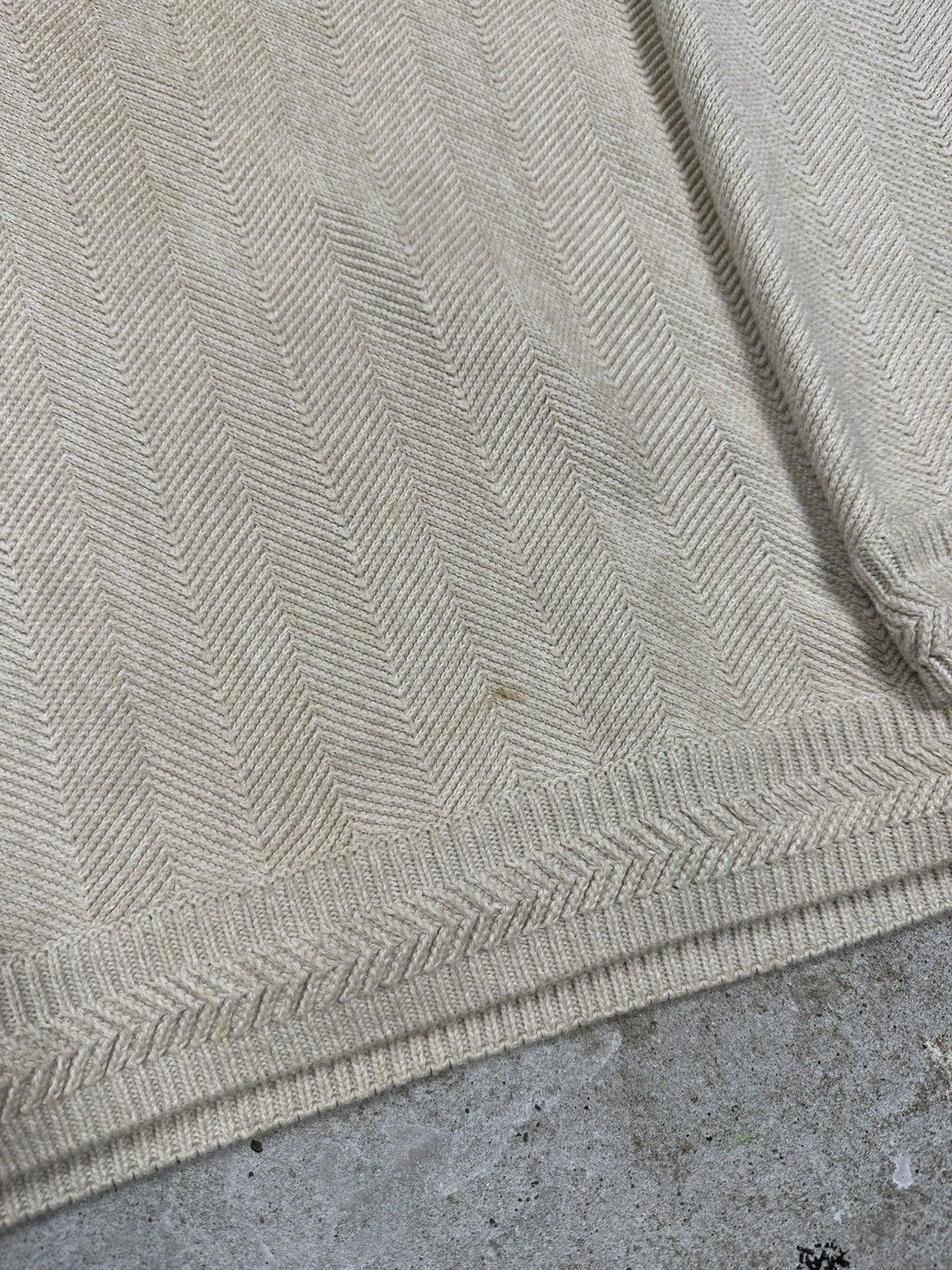Chaps Ralph Lauren × Polo Ralph Lauren × Vintage Vintage Y2K Chaps Ralph Lauren Beige Knit Sweater Jumper Size US XL / EU 56 / 4 - 3 Thumbnail