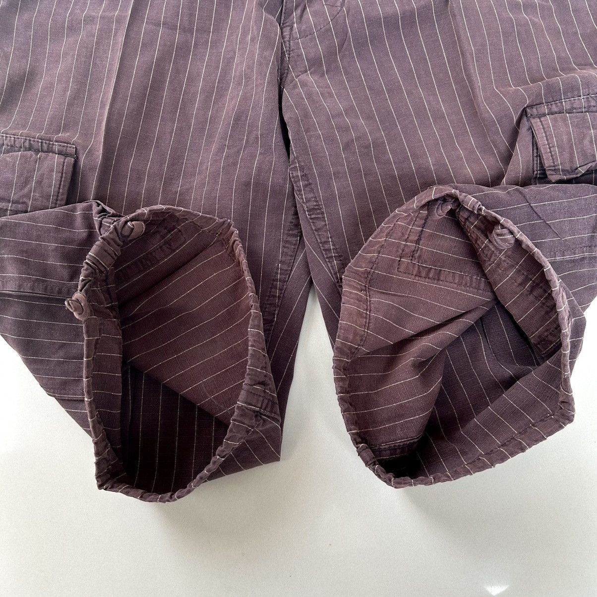 Stussy Vintage Shortpants Cargo Stussy Stripe Size US 33 - 11 Thumbnail