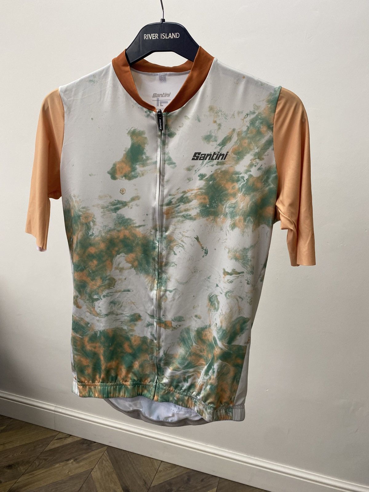 Other Vintage Santini Cycling Jersey Size US L / EU 52-54 / 3 - 3 Thumbnail