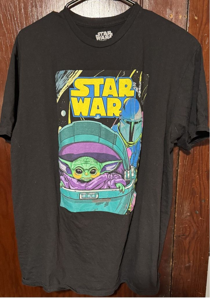 Star Wars Star Wars Logo Mandalorian T Shirt Men's Size XL Gray Size US XL / EU 56 / 4 - 1 Thumbnail