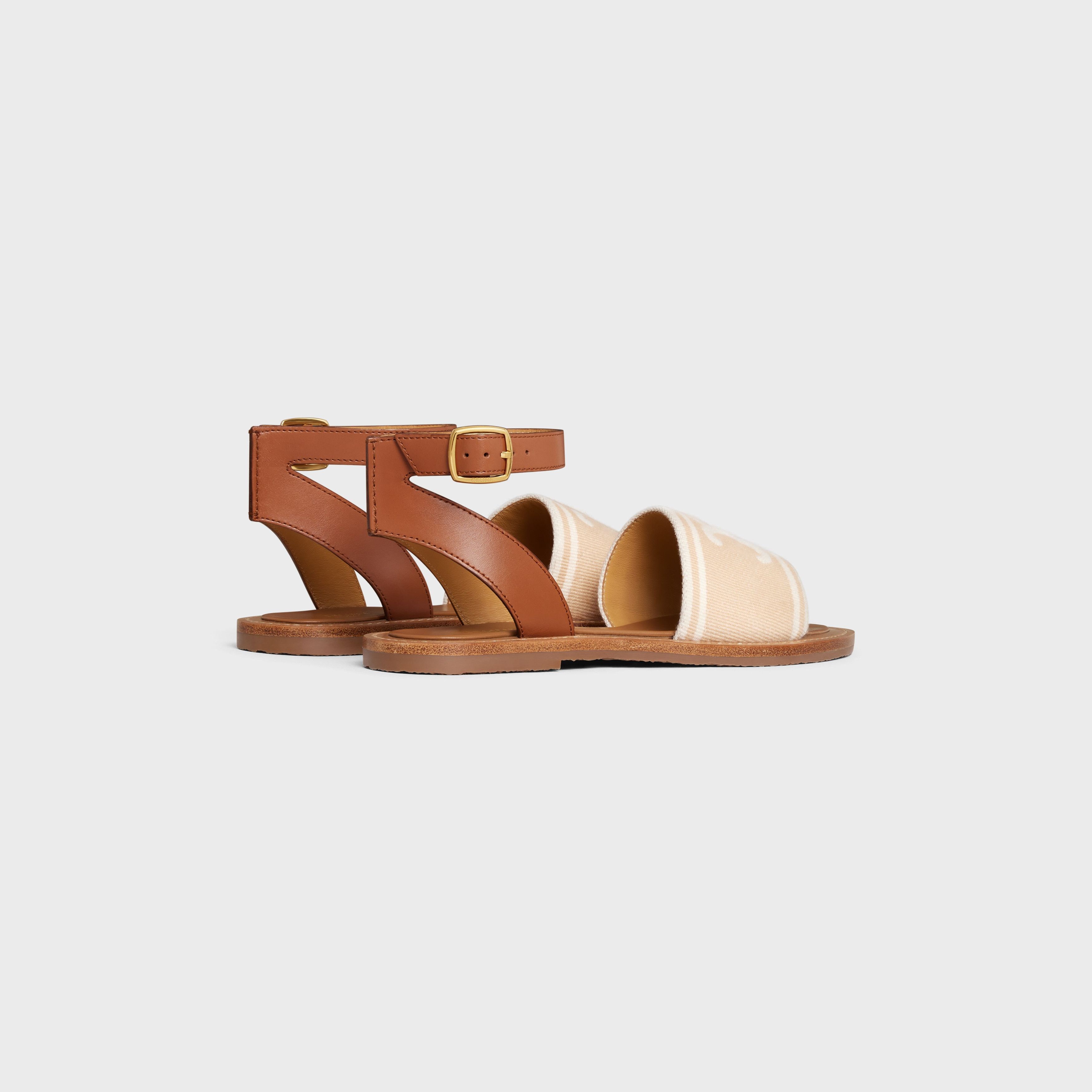 Celine o1bcso1str0625 357934535C Sandals in Rust / White Size US 8 / IT 38 - 3 Thumbnail