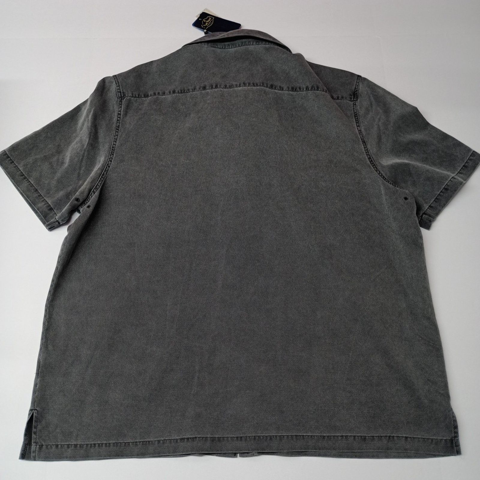 Nat Nast Nat Nast Shirt Men's XL XLarge Button Up Silk Cotton Gray Size US XL / EU 56 / 4 - 6 Thumbnail