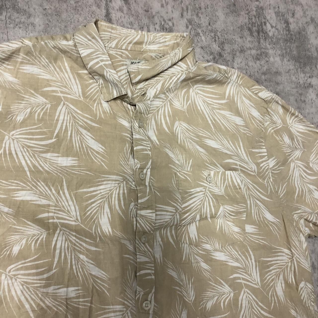 Other Tan and cream Hawaiian button-up shirt #HawaiianShirt Size US XXL / EU 58 / 5 - 2 Thumbnail