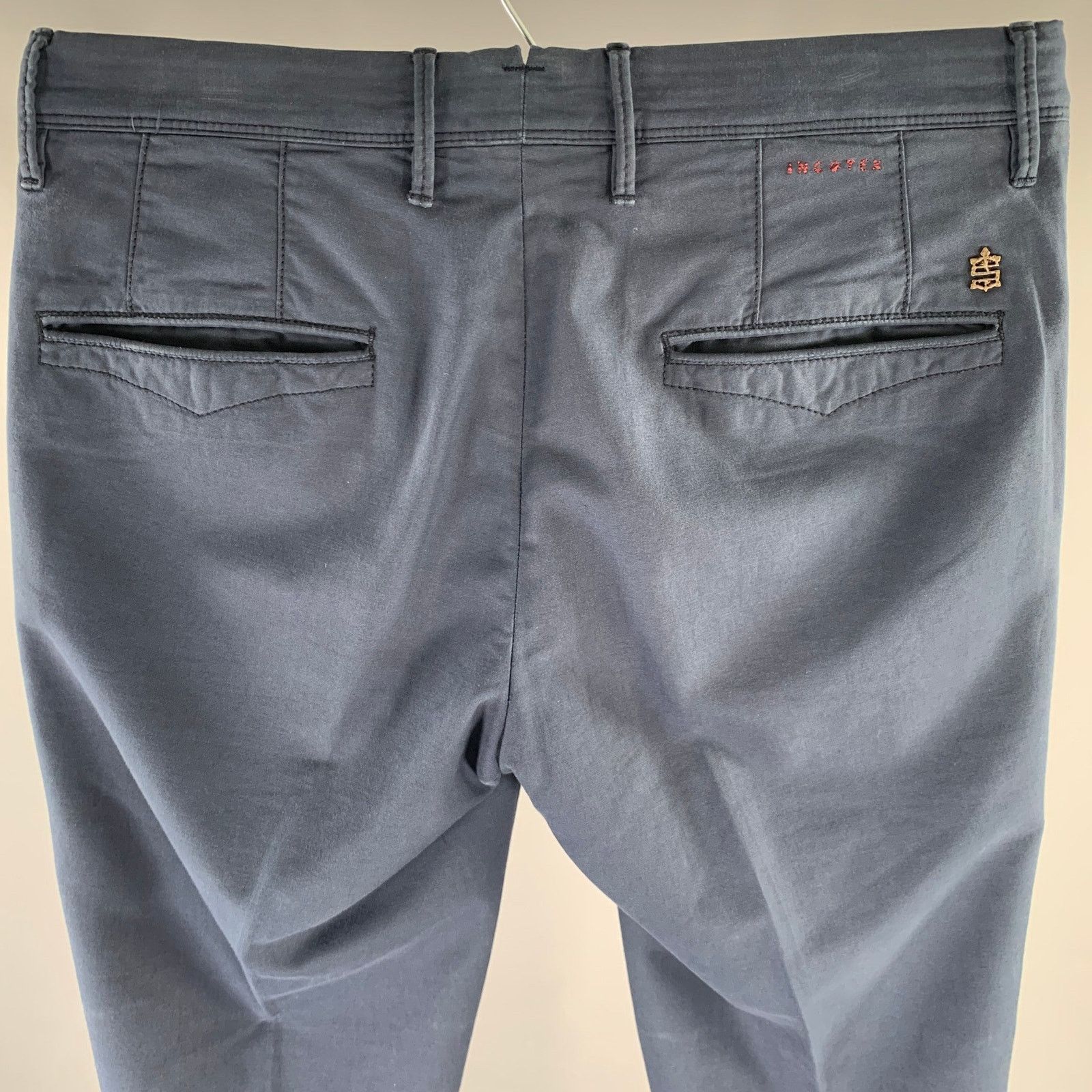 Incotex INCOTEX Size 32 Navy Slim Casual Pants Size US 30 / EU 46 - 2 Thumbnail