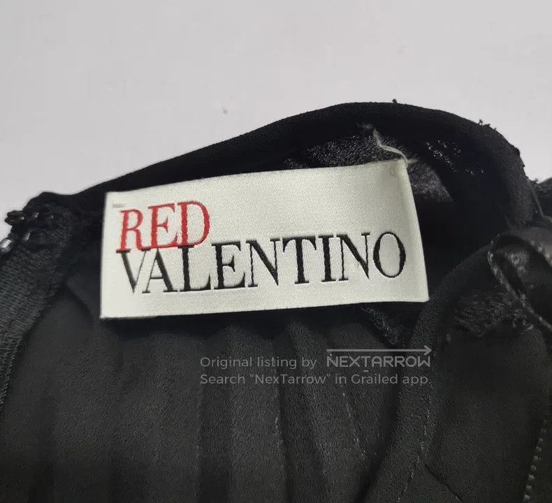 Valentino Valentino Solid color crew neck pleated long-sleeved dress Size S / US 4 / IT 40 - 4 Thumbnail