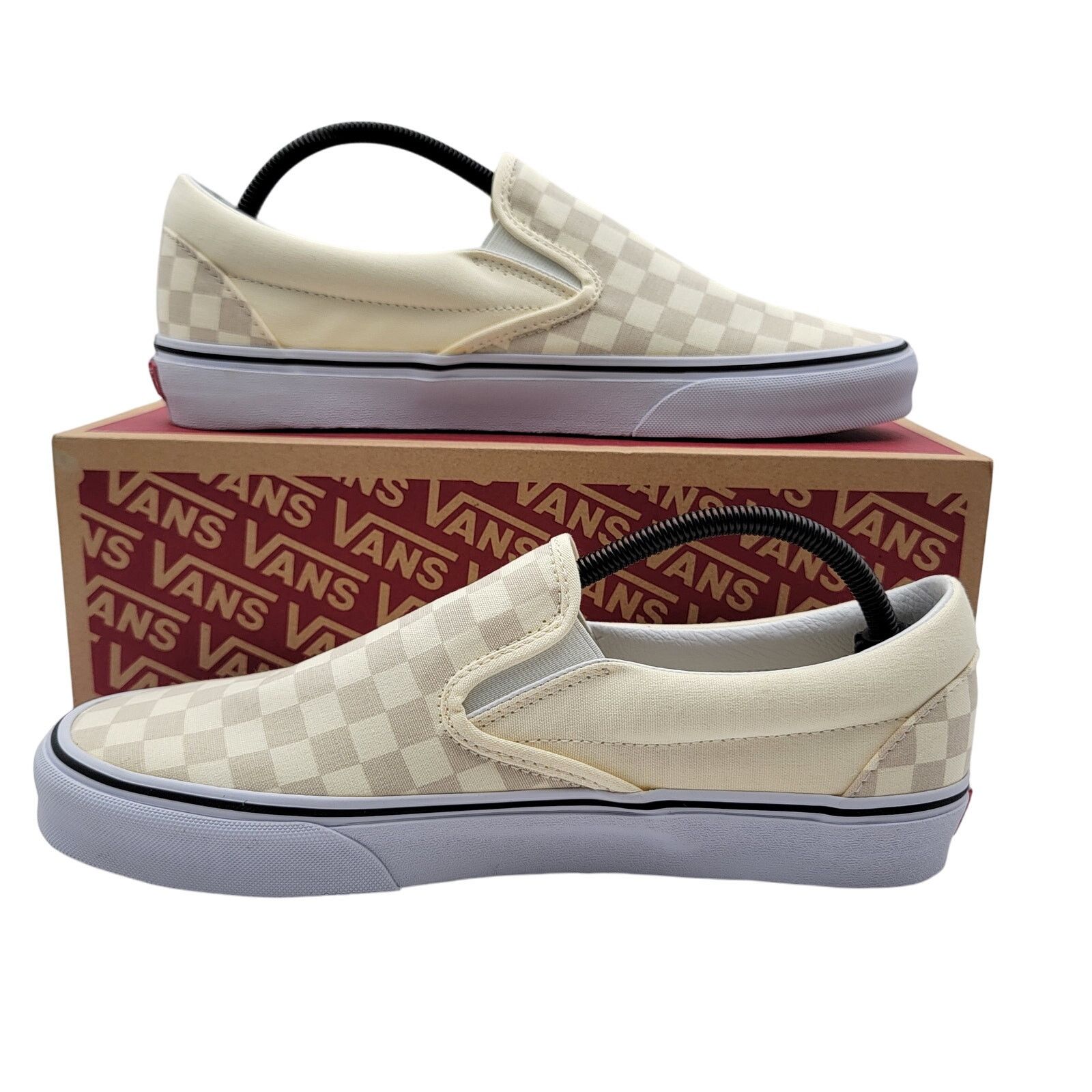 Vans Vans Classic Slip-On Checkerboard White - Men Size 10.5 NIB Size US 10.5 / EU 43-44 - 2 Thumbnail