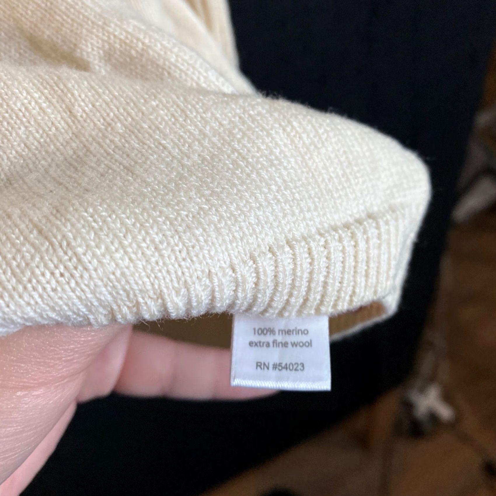 Athleta Athleta Womens Sweater Boat Neck Stretch XXS Beige Nopa 100% Merino Wool Knit Pullover Casual Active Workwear Travel Size XXS / US 00 / IT 34 - 6 Thumbnail