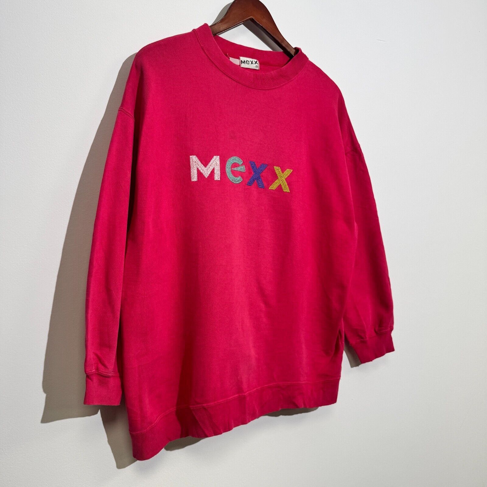 Vintage Vintage Unisex Pink Cotton Crewneck Size M Mexx 90s Y2k Size US M / EU 48-50 / 2 - 2 Thumbnail