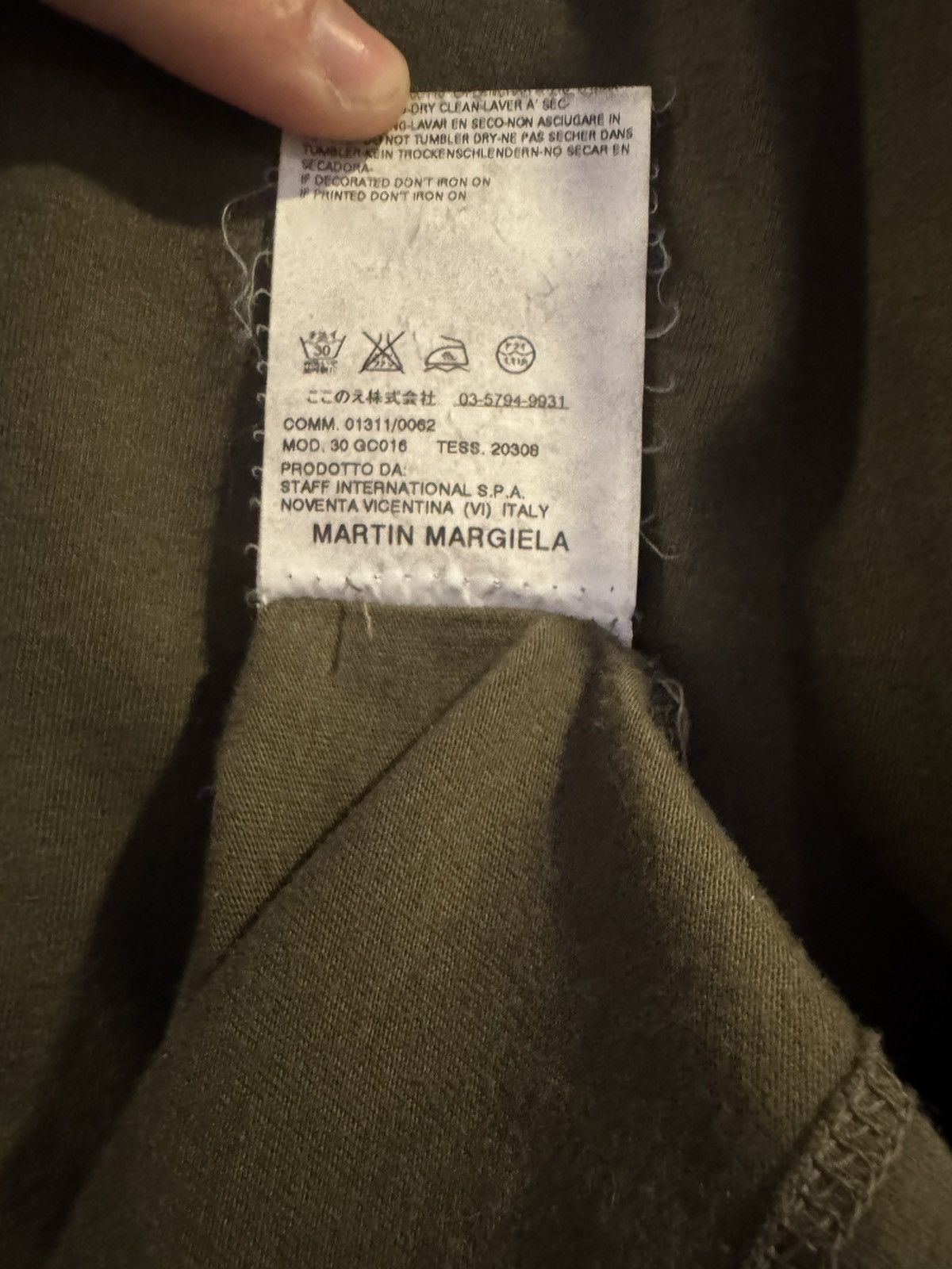 Maison Margiela Maison Margiela AW04 Military Longsleeve Size US L / EU 52-54 / 3 - 4 Thumbnail