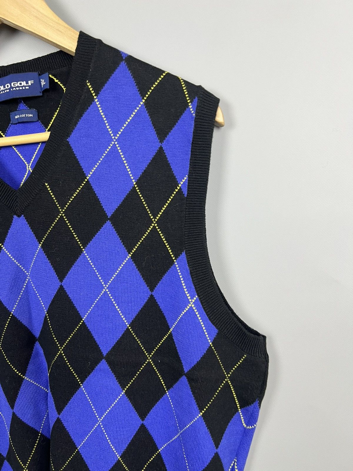 Polo Ralph Lauren Vintage Polo Golf Ralph Lauren Knit vest size L geometric Size US L / EU 52-54 / 3 - 2 Thumbnail