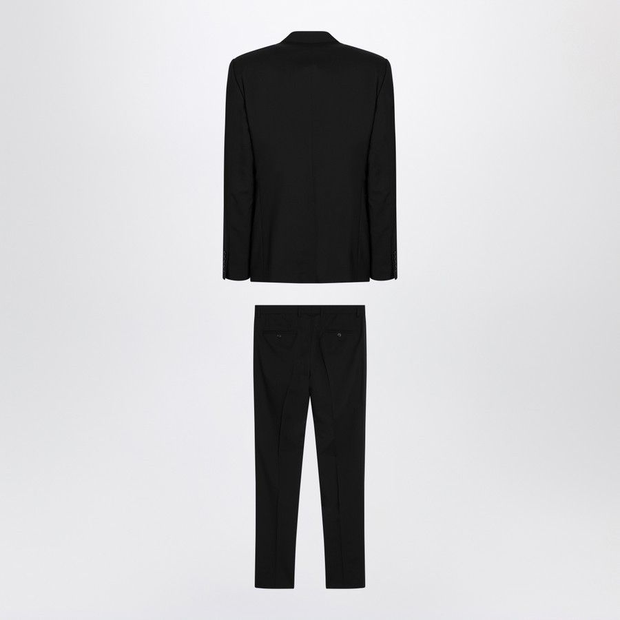 Dolce & Gabbana o1d2blof0226 Single Breasted Virgin Wool Suits in Black Size US 36 / EU 52 - 2 Thumbnail