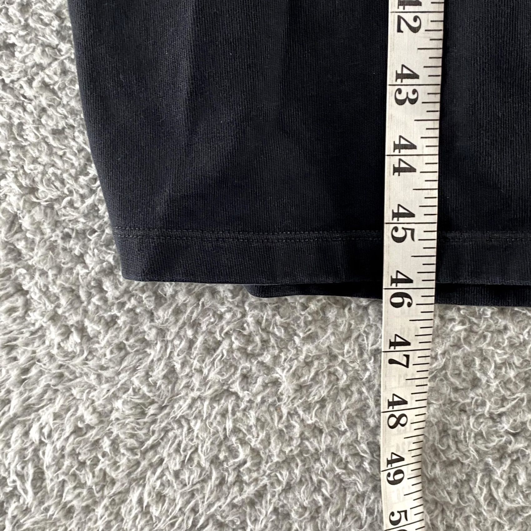 Allsaints VINTAGE AllSaints Shirt Dress Womens 00 Black Cotton Midi Short Sleeve Minimalist Size XXS / US 00 / IT 34 - 5 Thumbnail