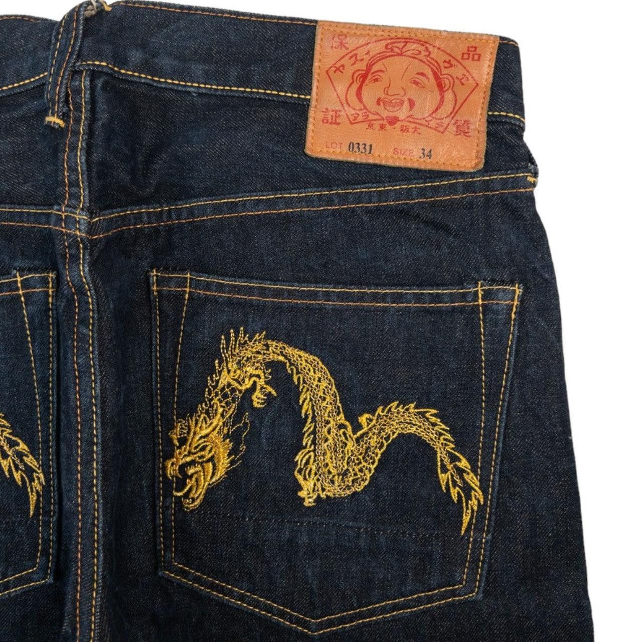 Evisu Vintage Evisu Double Dragon Japanese Denim Jeans Size W33 Size US 33 - 7 Thumbnail