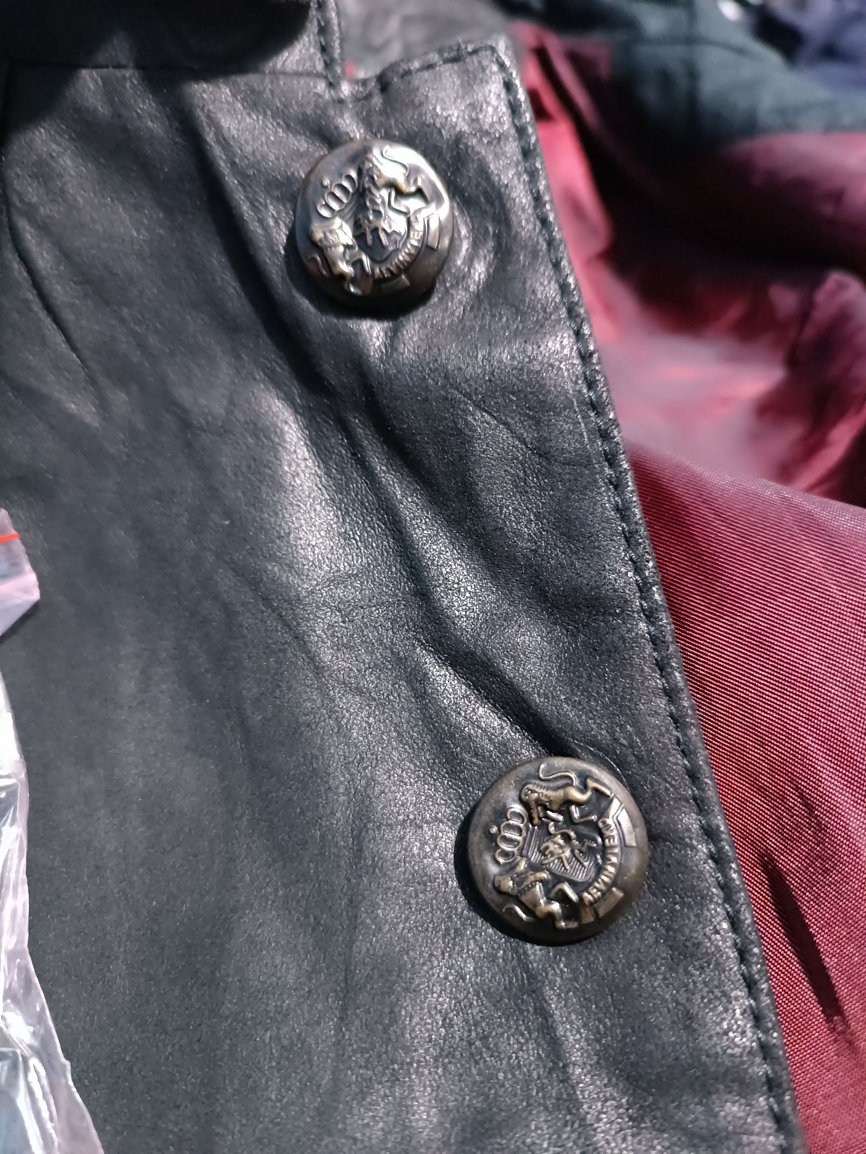 John Varvatos John Varvatos Flocked Varick Leather Jacket Size US M / EU 48-50 / 2 - 7 Thumbnail
