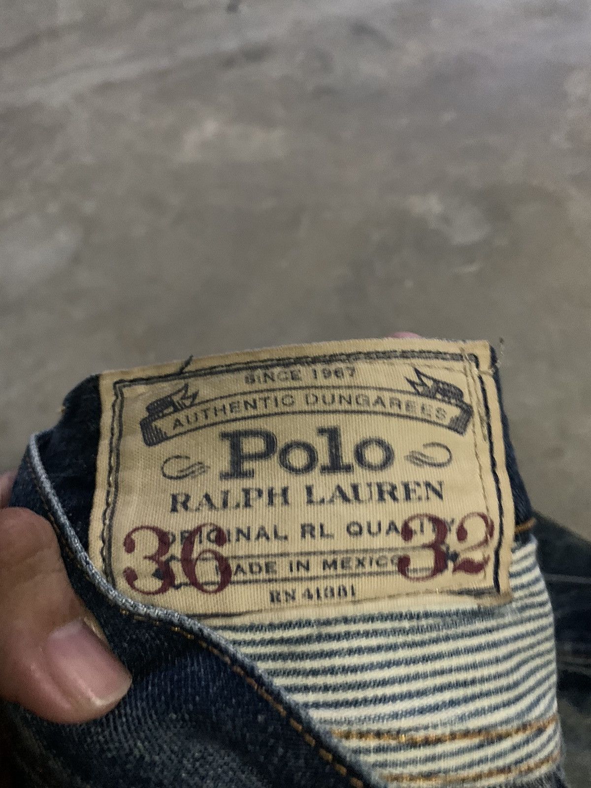 Polo Ralph Lauren × Vintage polo ralph lauren varick slim straight patchwork style jeans Size US 39 - 9 Thumbnail