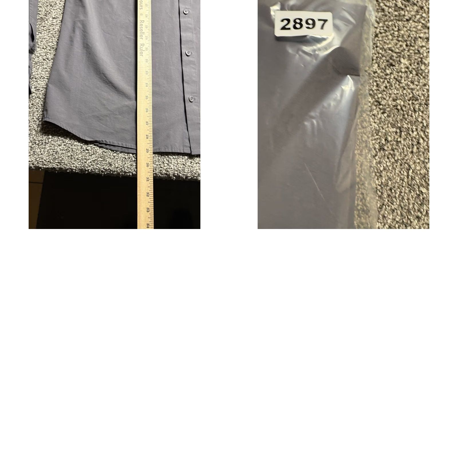 Lululemon Lululemon Shirt Mens Large Gray Commission Collared Button Up Long Sleeve Size US L / EU 52-54 / 3 - 8 Thumbnail
