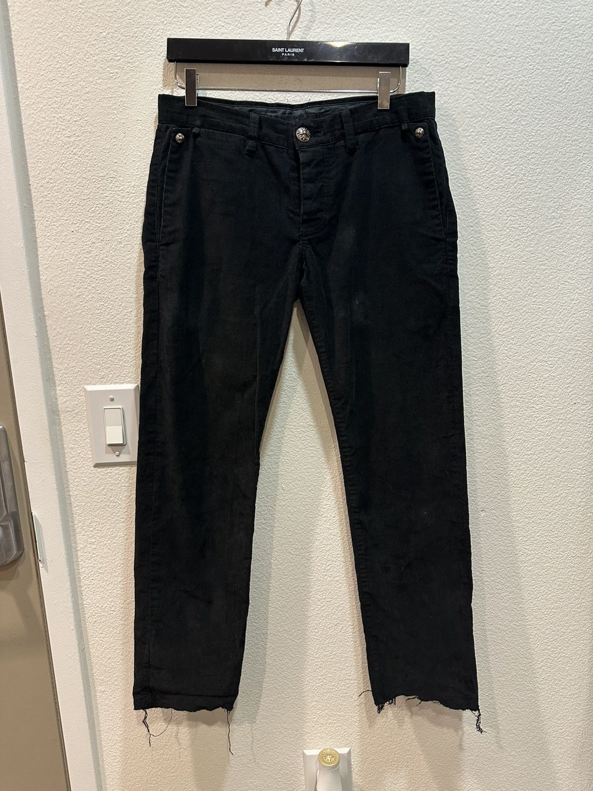 Chrome Hearts CH VIP Raw Hem Corduroy Pants 31 Size US 32 / EU 48 - 1 Thumbnail
