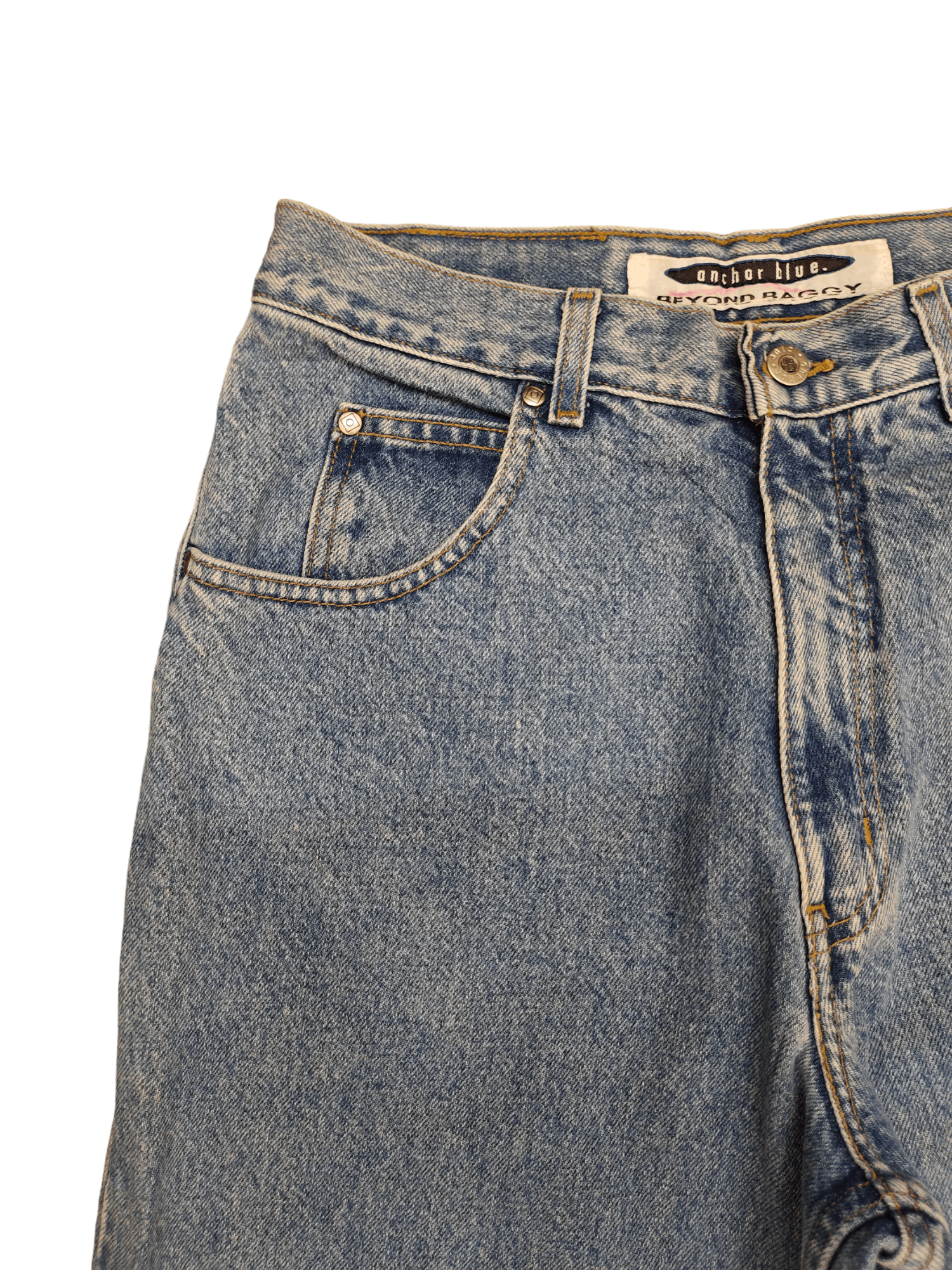Anchor Blue Vintage Y2k Anchor Blue Beyond Baggy Denim Jeans Jnco Style Size US 30 / EU 46 - 4 Thumbnail