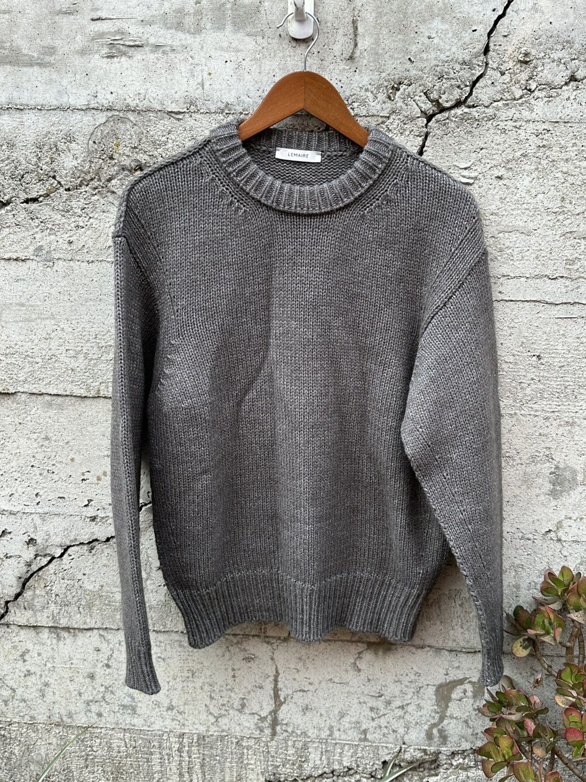 Lemaire RARE GRAIL Lemaire Italian grey boxy sweater Size US M / EU 48-50 / 2 - 7 Thumbnail