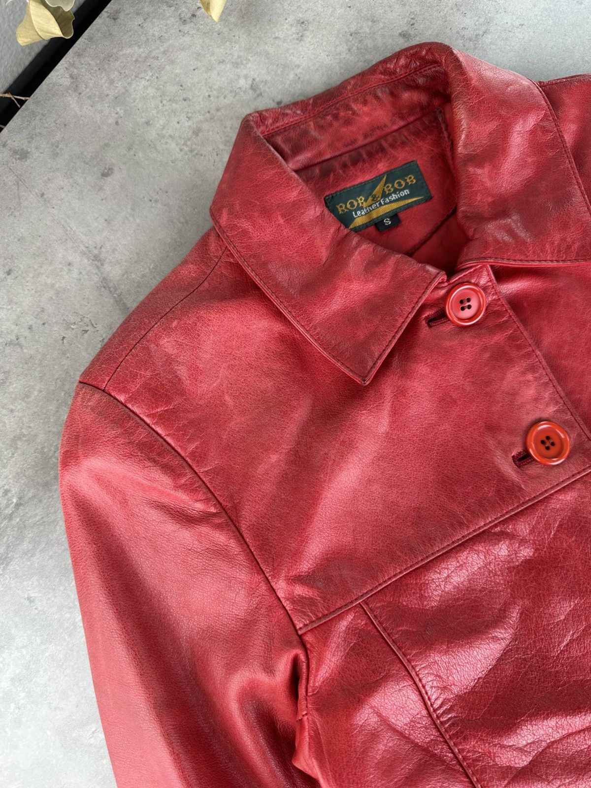 Japanese Brand Vintage Leather Jacket Size S / US 4 / IT 40 - 3 Thumbnail