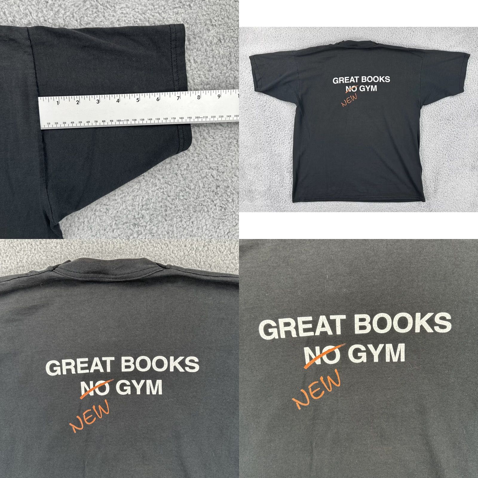 Fruit Of The Loom VINTAGE Fruit of the Loom XL Black T Shirt St John’s College Santa Fe Annapolis Men 1990s Graphic Tee Size US XL / EU 56 / 4 - 9 Thumbnail