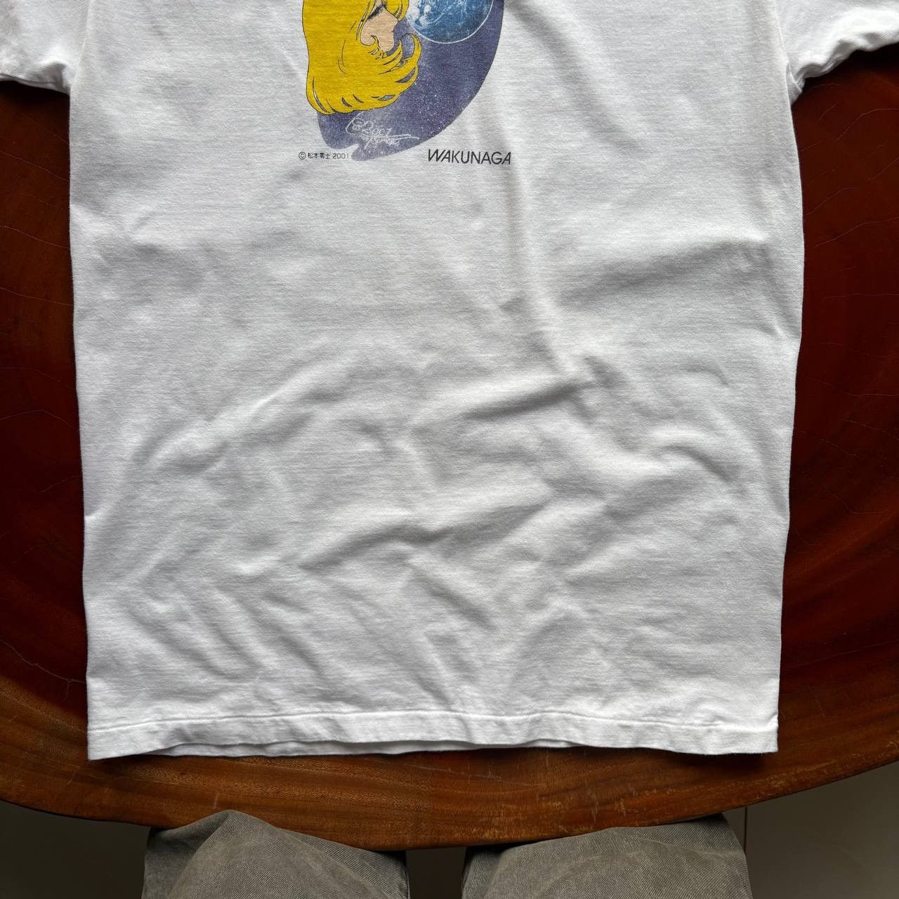 Anime Vintage 2001 Y2K Anime Wakunaga Healthy People 21 Manga Tee Size US M / EU 48-50 / 2 - 4 Thumbnail