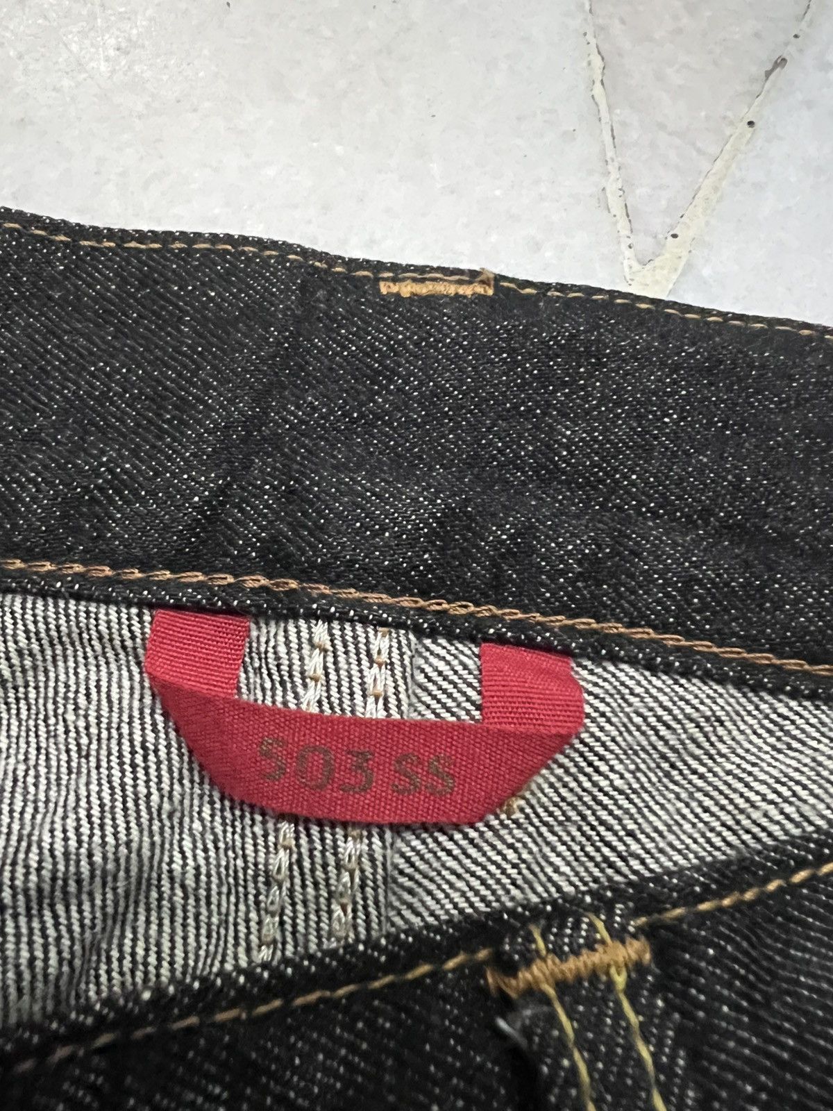 Edwin × If Six Was Nine × Le Grande Bleu (L.G.B.) 🌈Flare🌈Vintage Edwin 503ss Deadstok Jean Size US 30 / EU 46 - 13 Thumbnail