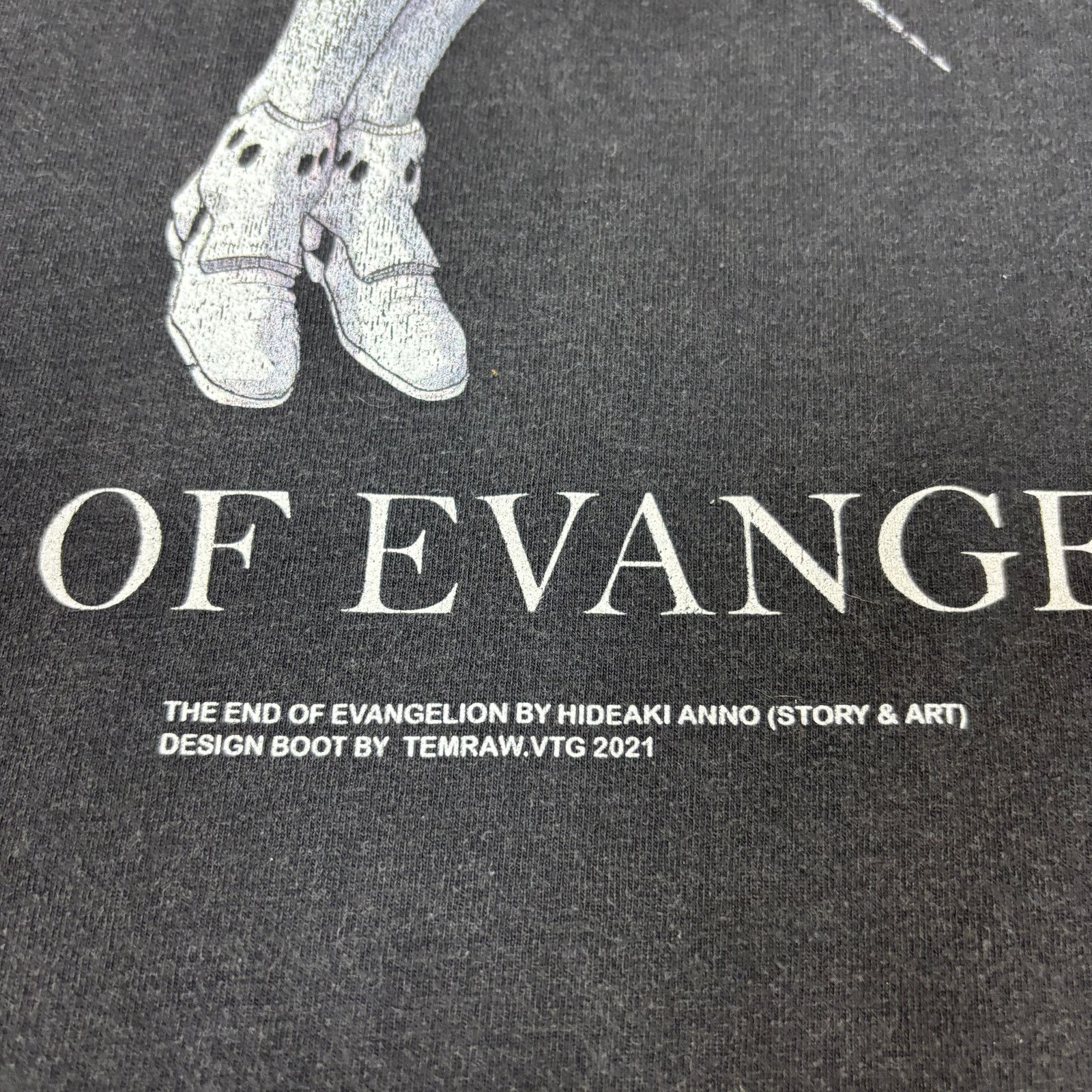 Vintage Evangelion Anime Temraw VTG Rei Tee Shirt Men's 2XL XXL Size US XXL / EU 58 / 5 - 6 Thumbnail