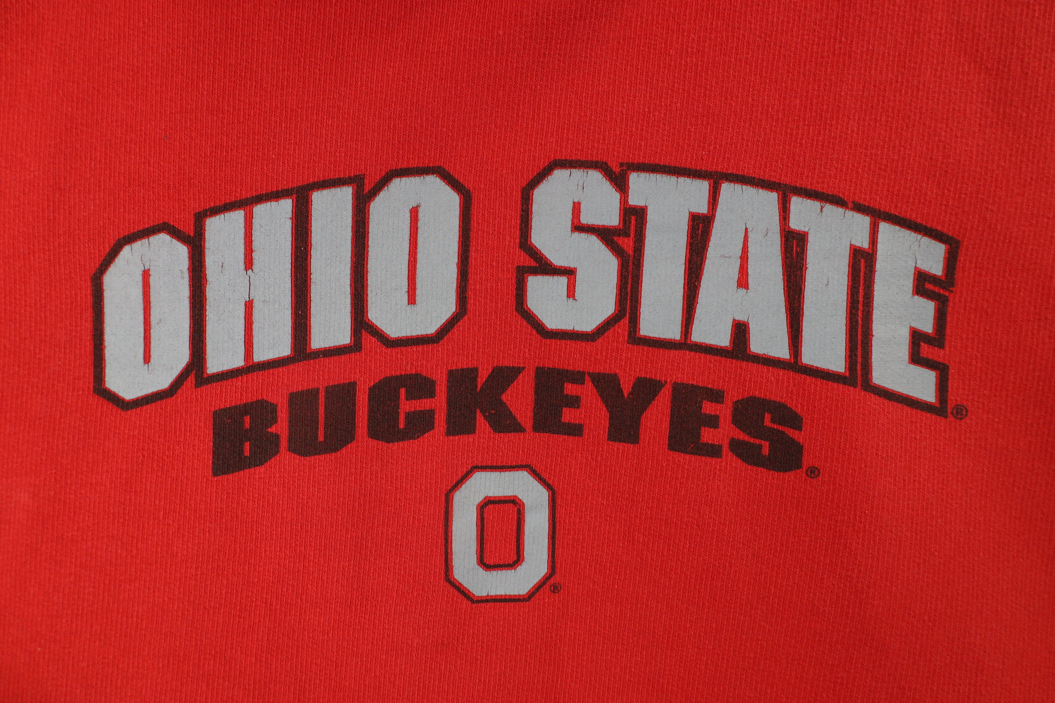 Vintage Vintage Out Ohio State University Hoodie Sweatshirt Red Size US L / EU 52-54 / 3 - 4 Thumbnail