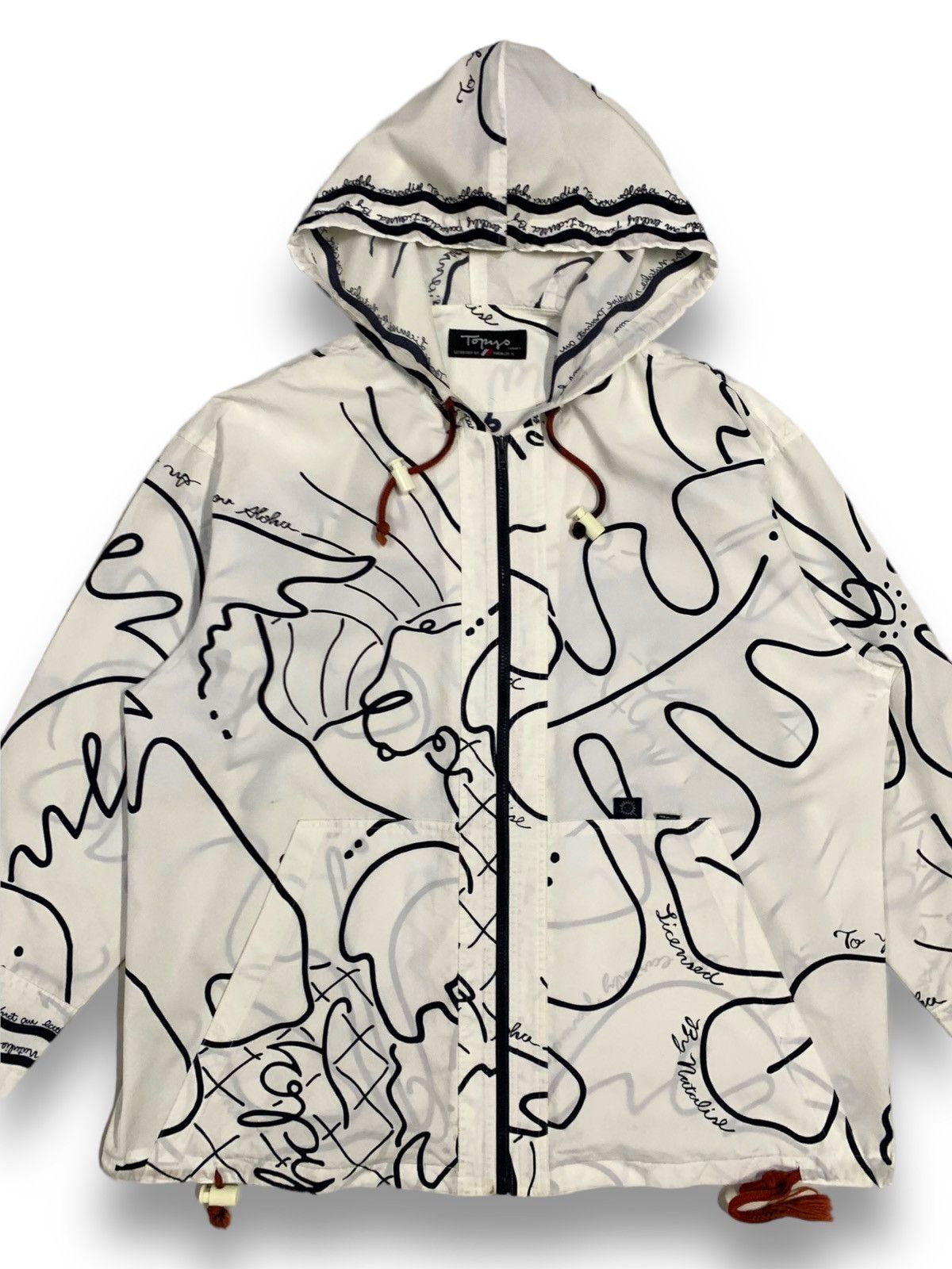 Other Topys France by Natalie S. Full Graphic Art Hooded Jacket Size 3XL / US 20-22 - 4 Thumbnail