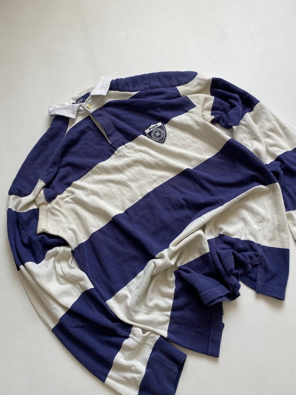 Polo Ralph Lauren × Vintage Vintage 90's Polo Ralph Lauren Regby Longsleve Cheef KEEF Size US L / EU 52-54 / 3 - 3 Thumbnail