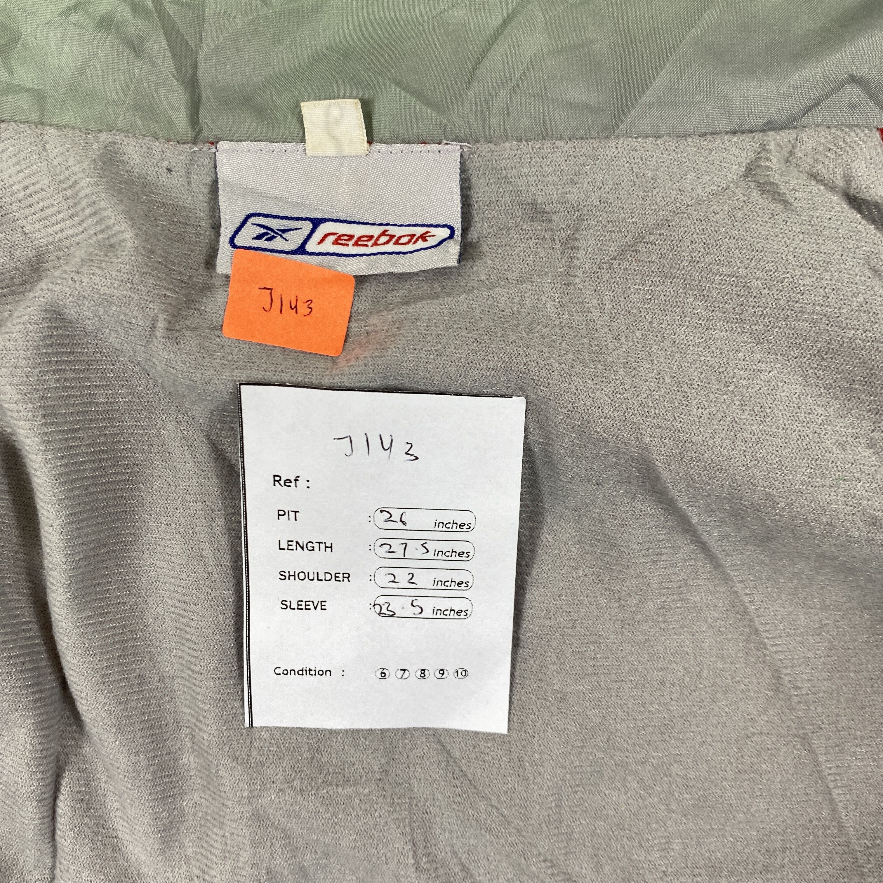 Japanese Brand Reebok Windbreaker Jacket -J143 Size US M / EU 48-50 / 2 - 4 Thumbnail