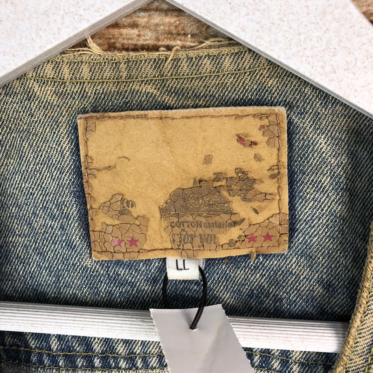 Japanese Brand Manx Blue Denim vintage Jacket Vest #A2511 Size US XL / EU 56 / 4 - 11 Thumbnail