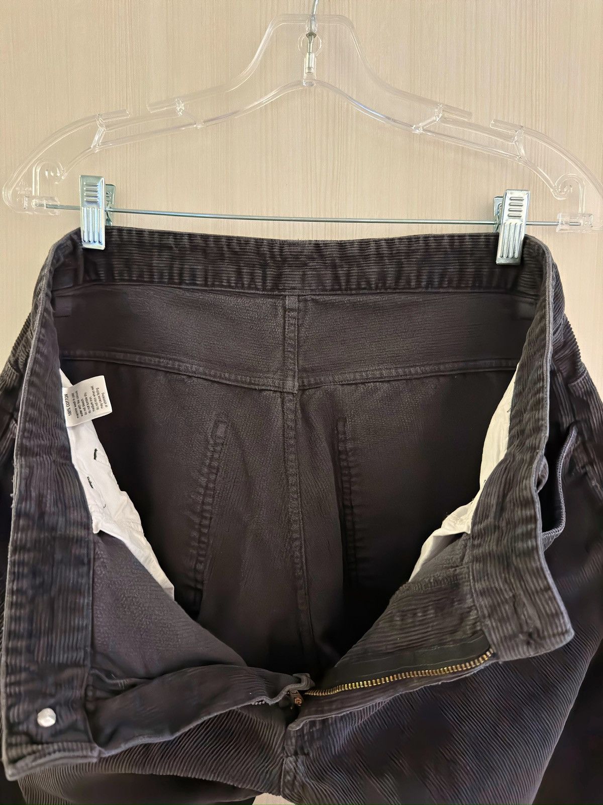 Spier & Mackay Corduroy Pants Dark Grey - Sz 35 Slim