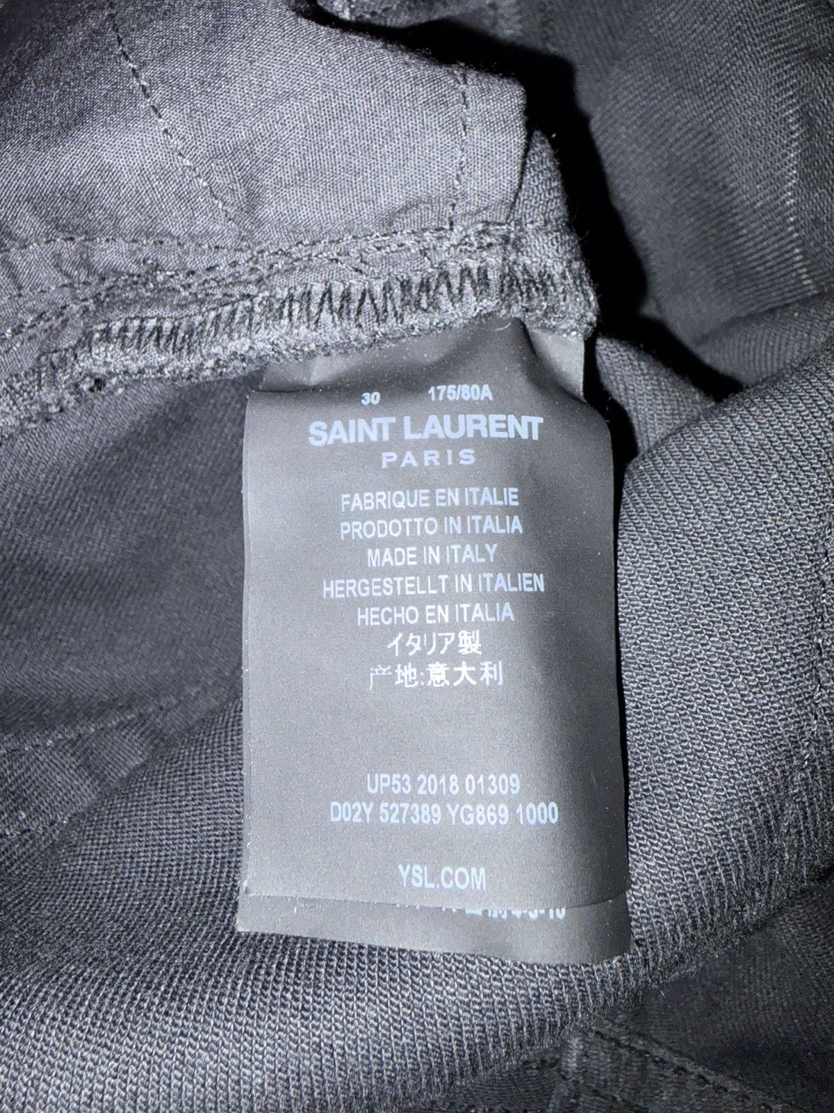Saint Laurent Paris Saint Laurent D02 Size US 30 / EU 46 - 4 Thumbnail