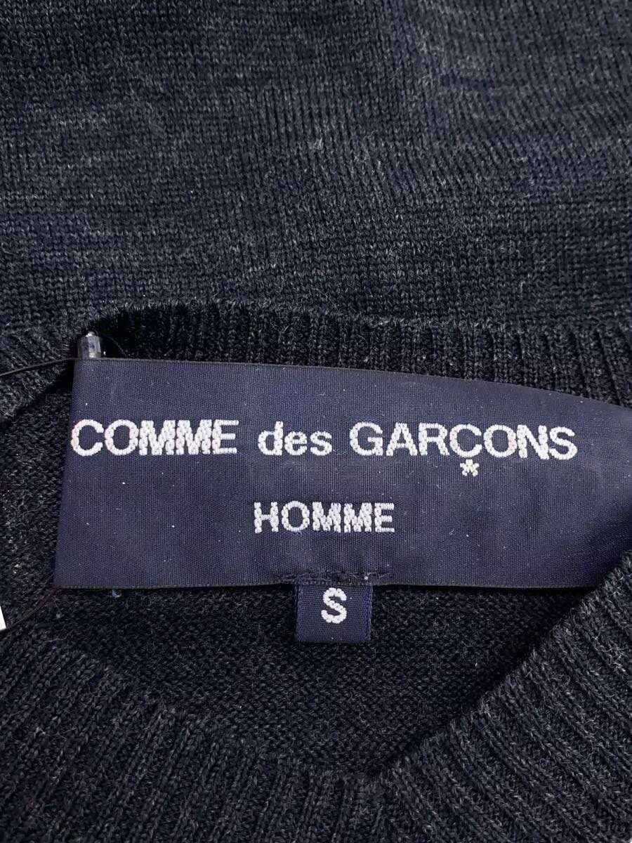 Comme des Garcons × Comme des Garcons Homme AW07 Inside Out V Neck Wool Knit Sweater Size US S / EU 44-46 / 1 - 3 Thumbnail