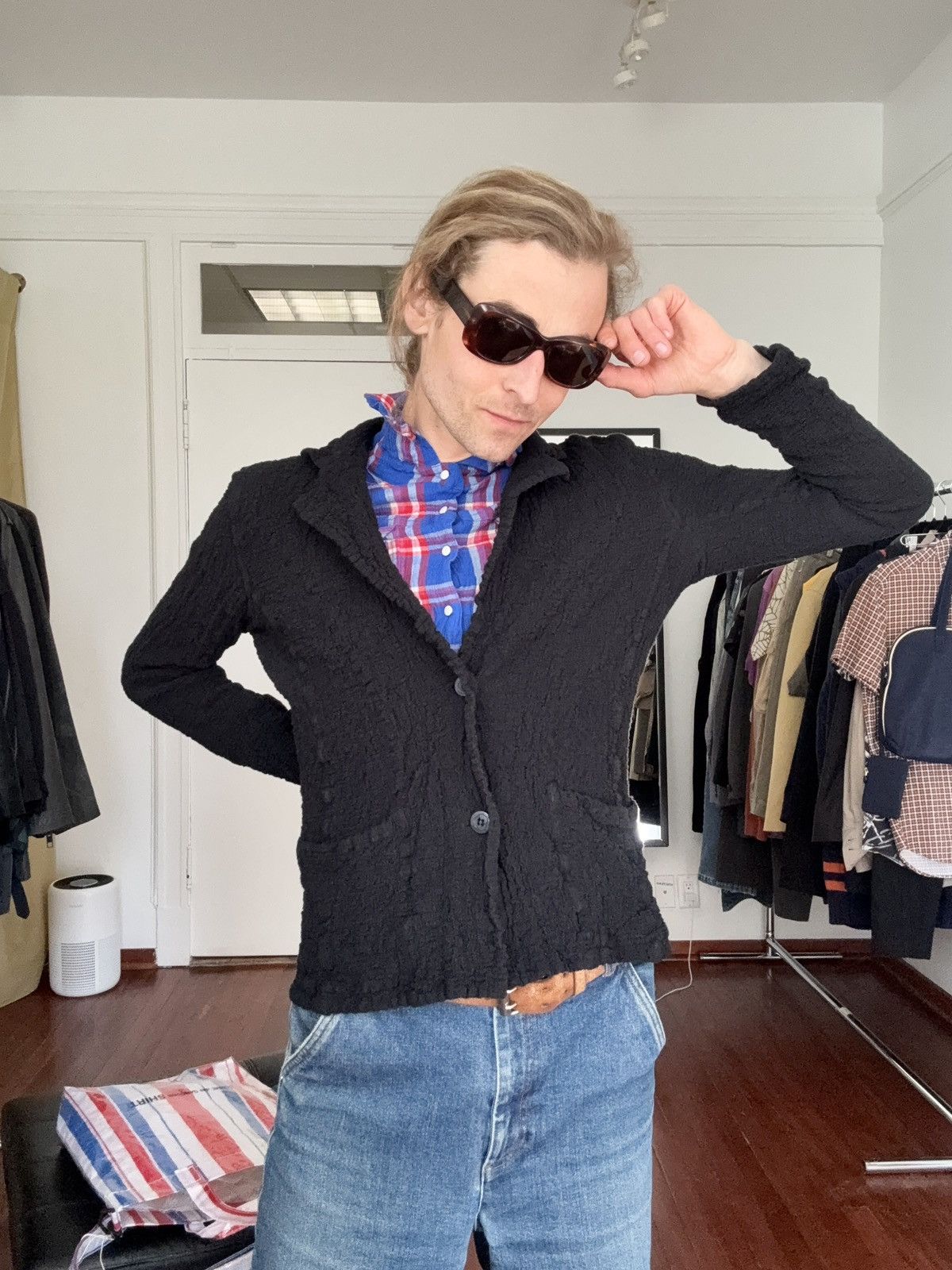 Issey Miyake ME Issey Miyake Cauliflower Lightweight Jacket Size US S / EU 44-46 / 1 - 7 Thumbnail