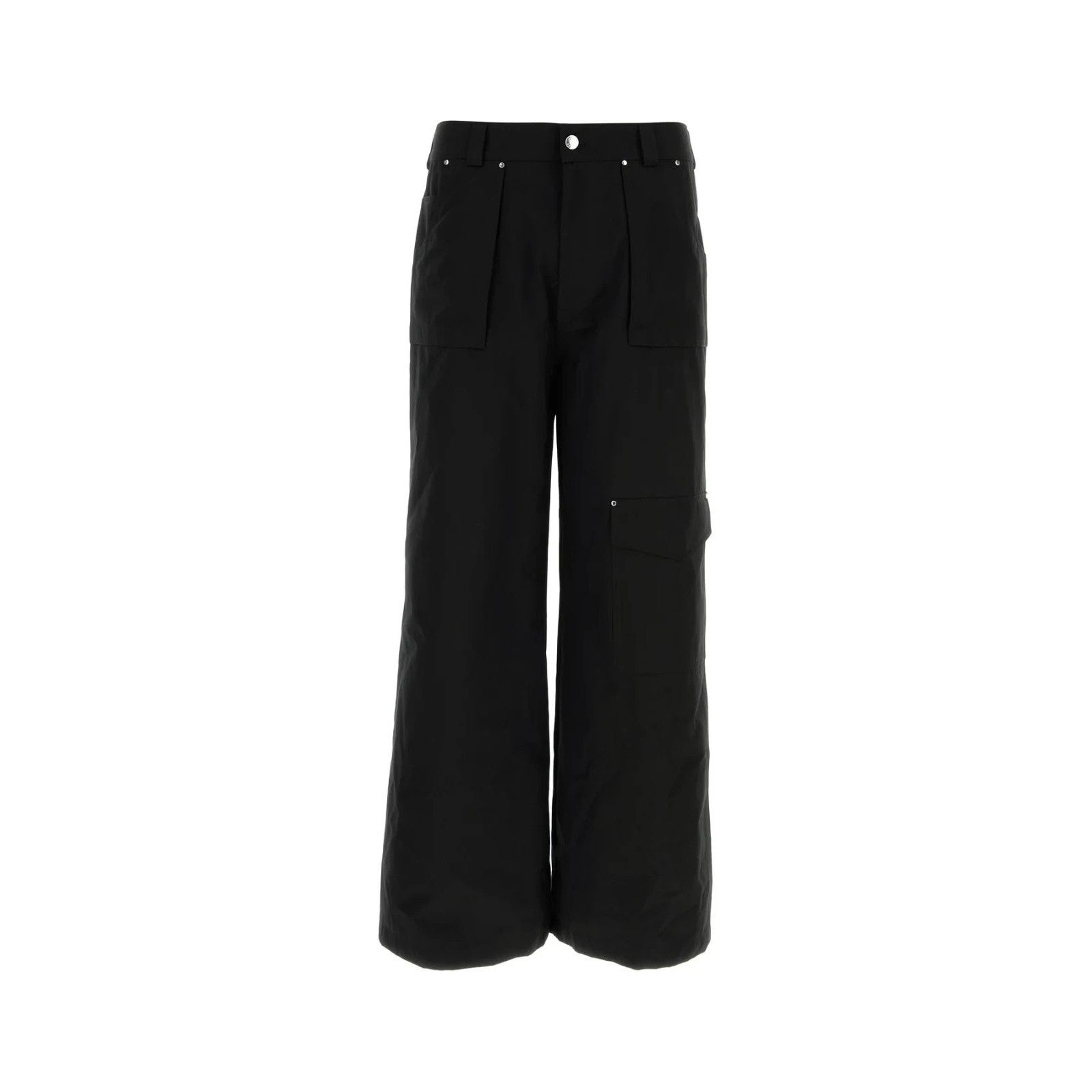 ALEXANDER MCQUEEN Black Cotton Cargo Pants New & Authentic (