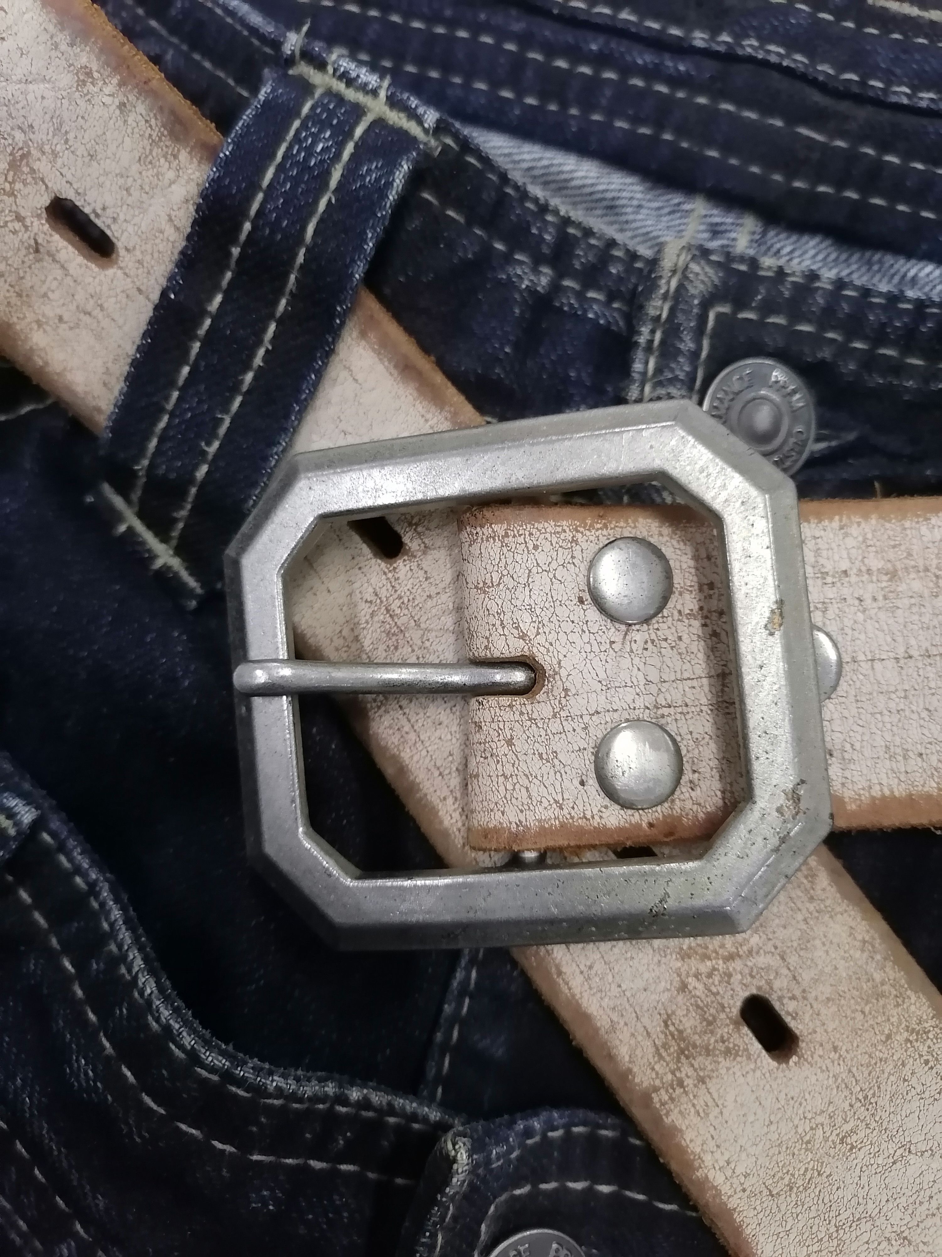 14th Addiction × Hysteric Glamour × If Six Was Nine Ppfm Japan Leather Craft Studded Leather Belts Size ONE SIZE - 3 Thumbnail
