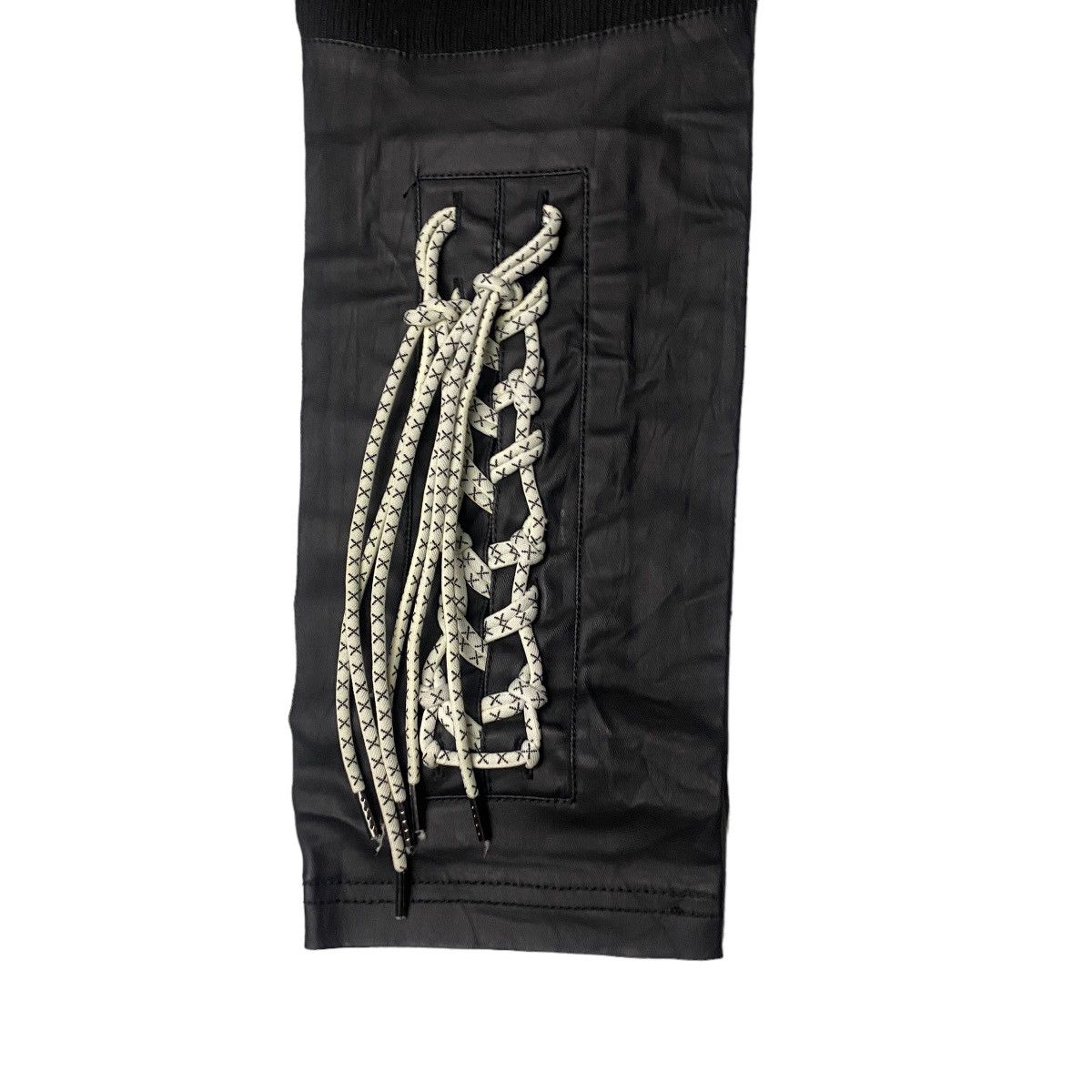 If Six Was Nine × Japanese Brand 2000's Xfrm Gallery Laced Up Leather Biker Pants Size US 30 / EU 46 - 8 Thumbnail