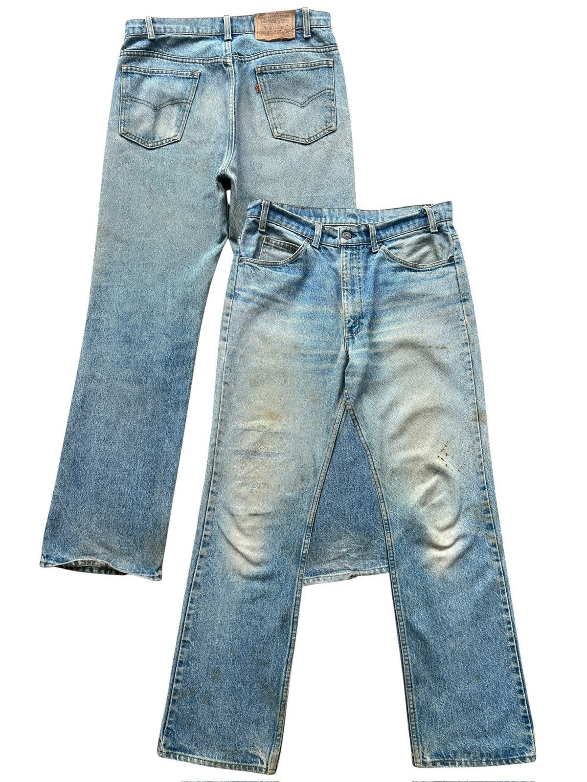 Levi's Vintage 80s Levi’s Orange Tab Distressed Denim Jeans 33x30.5 Size US 33 - 2 Thumbnail