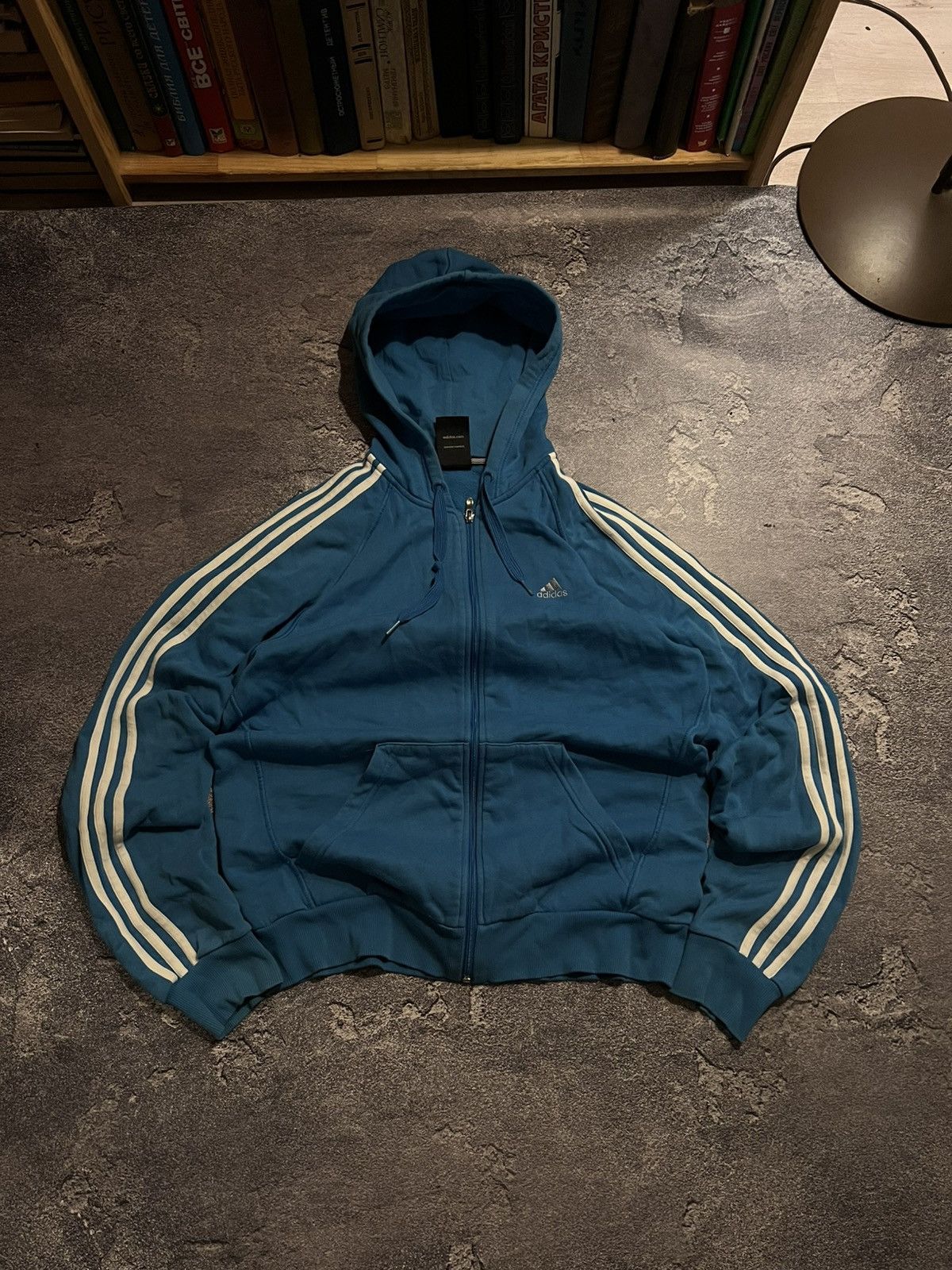 Vintage Archive Streetwear Adidas Essentials Y2K Glamour Swag Zip Size US M / EU 48-50 / 2 - 1 Thumbnail