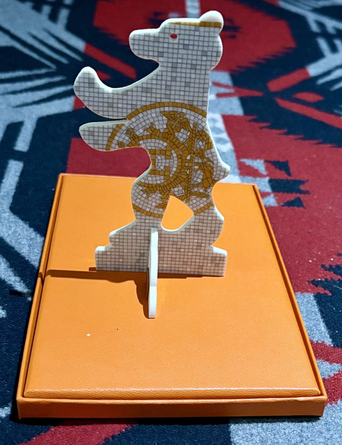 Hermes petit h Porcelain Bear with Stand Size ONE SIZE - 1 Thumbnail