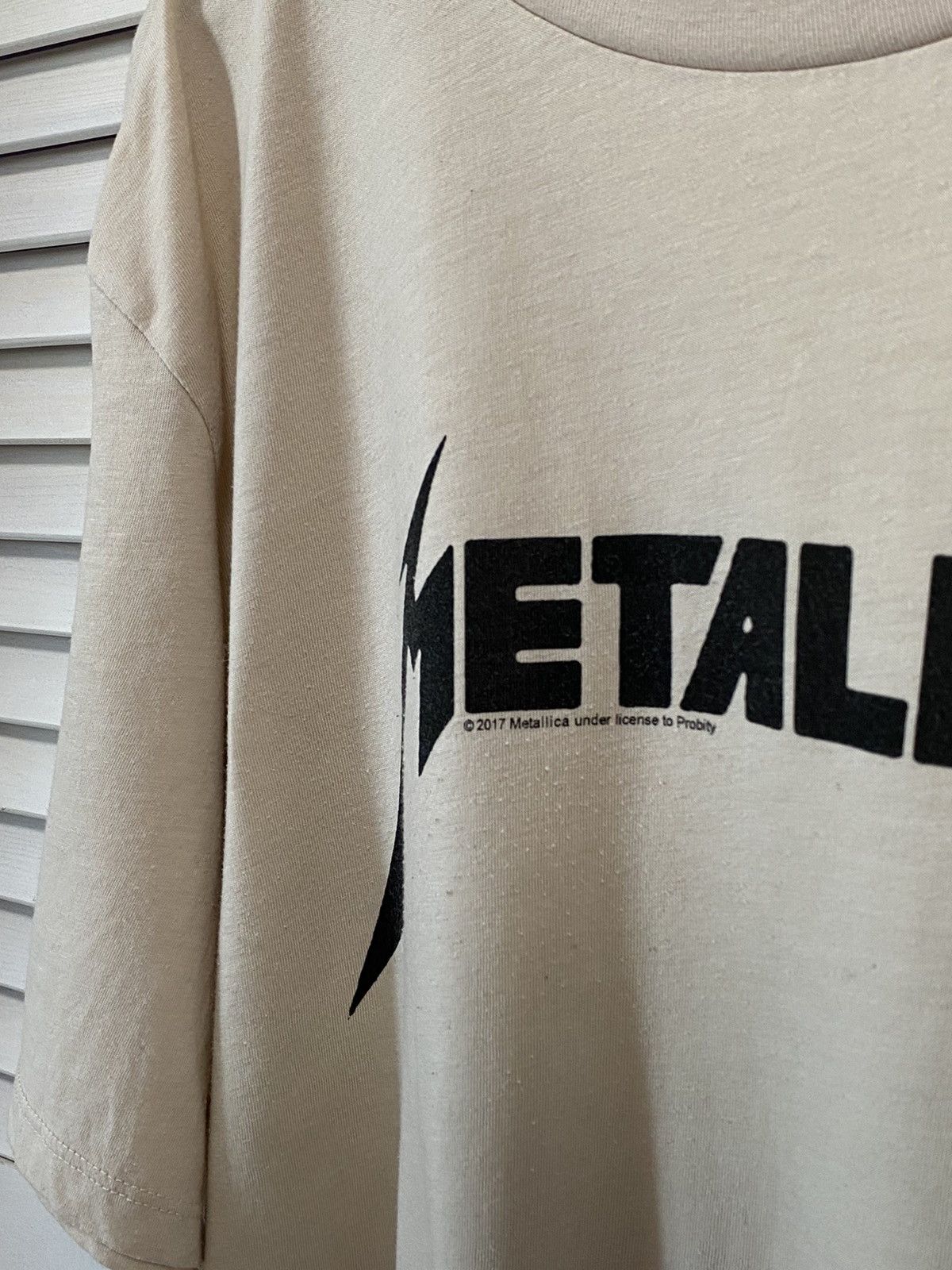 Metallica × Vintage T-Shirt Tee Metallica Centre Logo 2017 Y Size US L / EU 52-54 / 3 - 3 Thumbnail