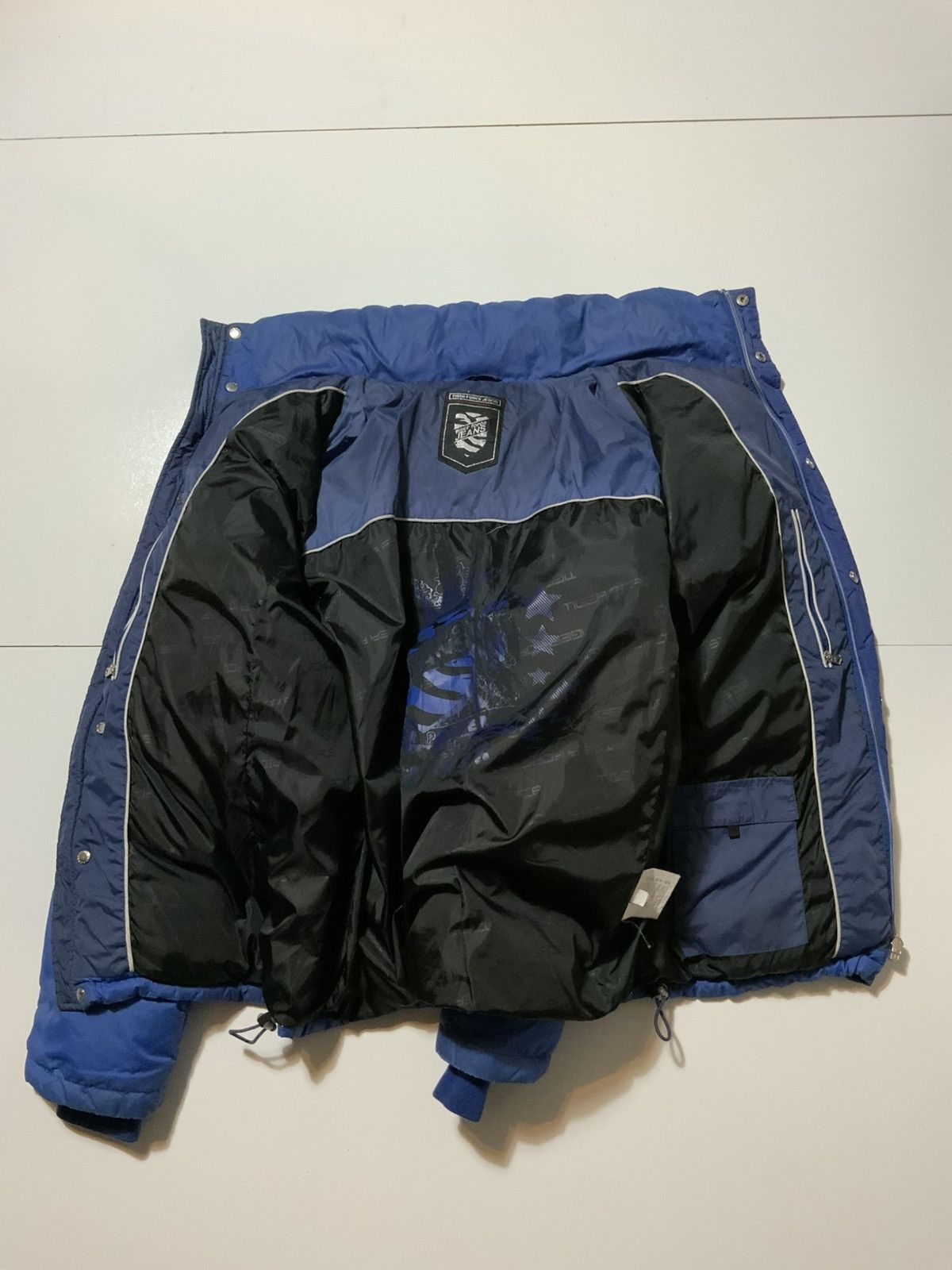 Other Tiger Force Jeans Feather Down Quilted Puffer Zip Jacket Size US M / EU 48-50 / 2 - 3 Thumbnail