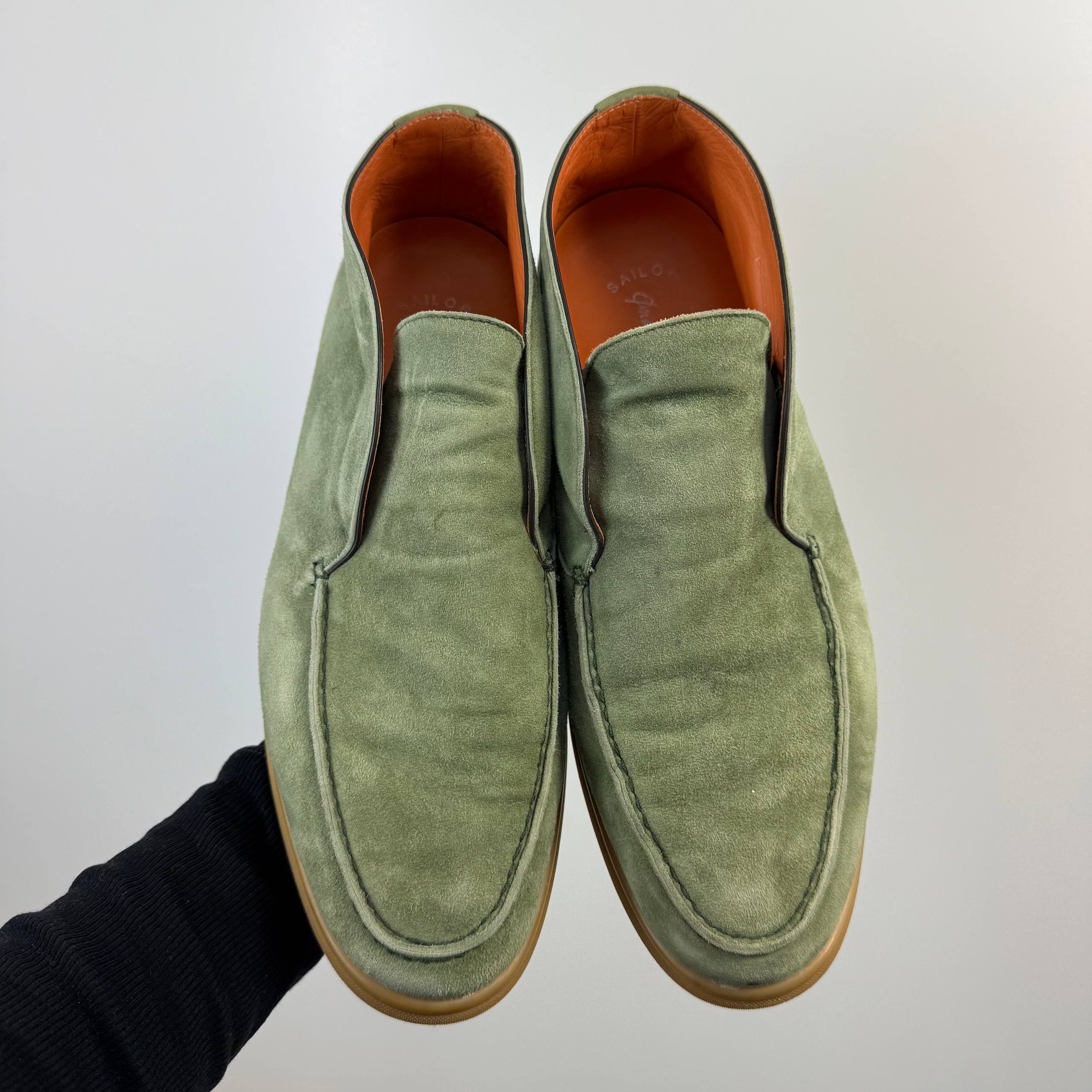 Firenze Andrea Ventura Firenze Suede Slip On Shoes Mens Size 43 Size US 10 / EU 43 - 2 Thumbnail