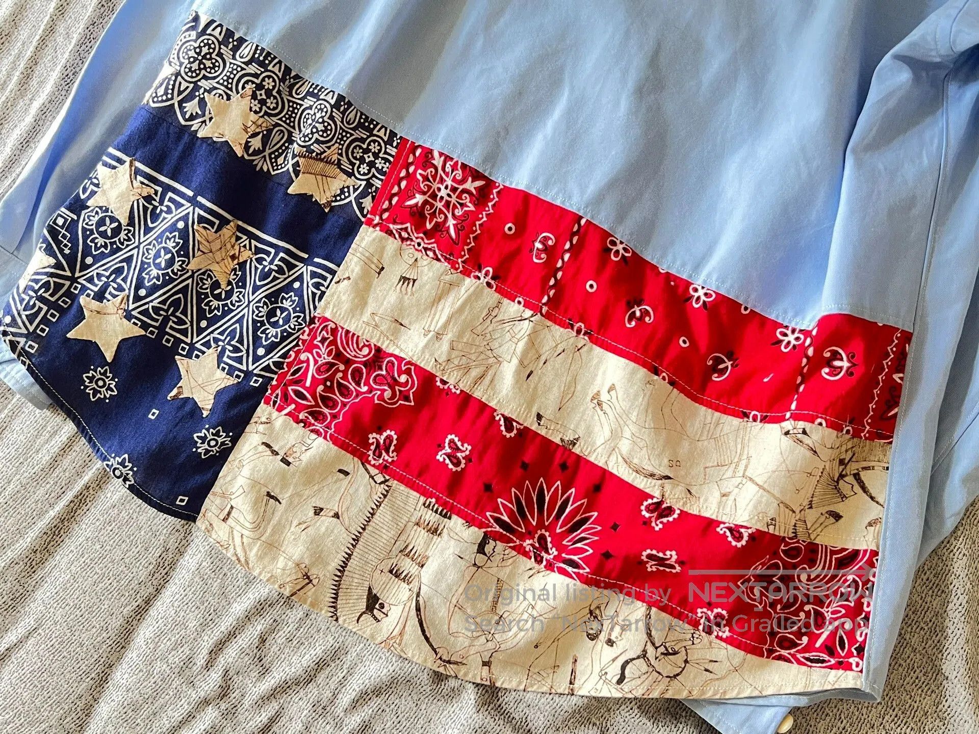 Visvim VISVIM 19SS LUNGTA SHIRT L/S STARS. Size US M / EU 48-50 / 2 - 2 Thumbnail