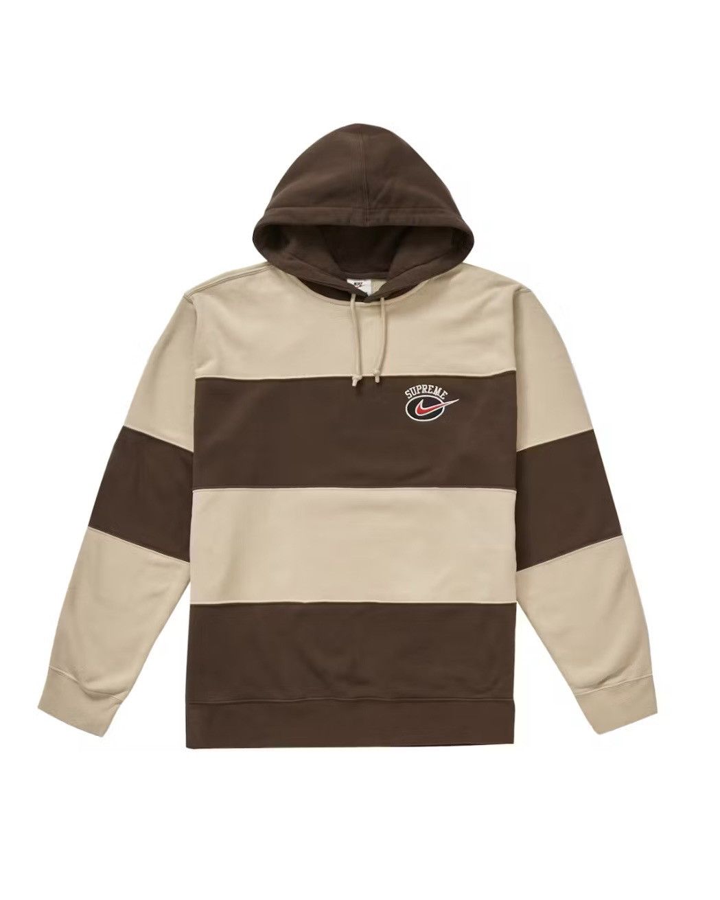 Nike × Supreme Supreme x Nike Stripe Hooded Sweatshirt Size US M / EU 48-50 / 2 - 1 Thumbnail