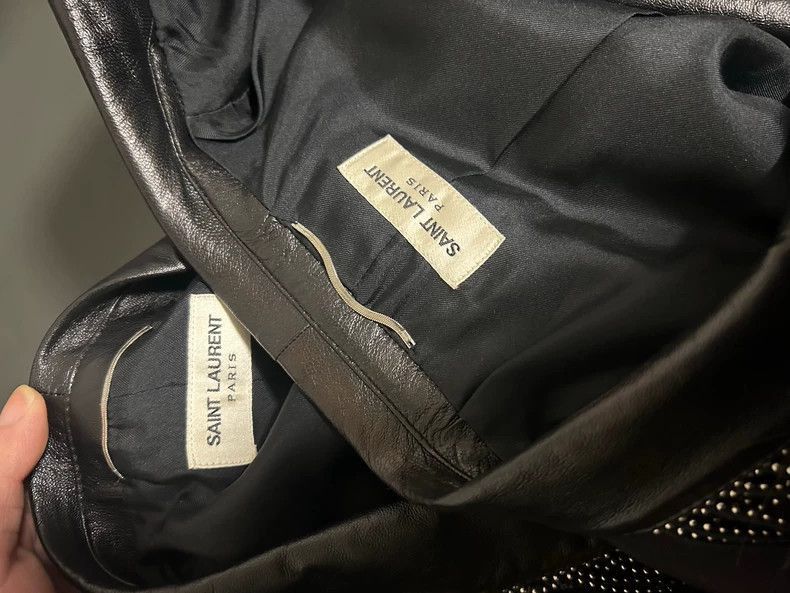 Saint Laurent Paris Saint Laurent Paris 16SS leather collar tassel jacket-2506 Size US S / EU 44-46 / 1 - 4 Thumbnail